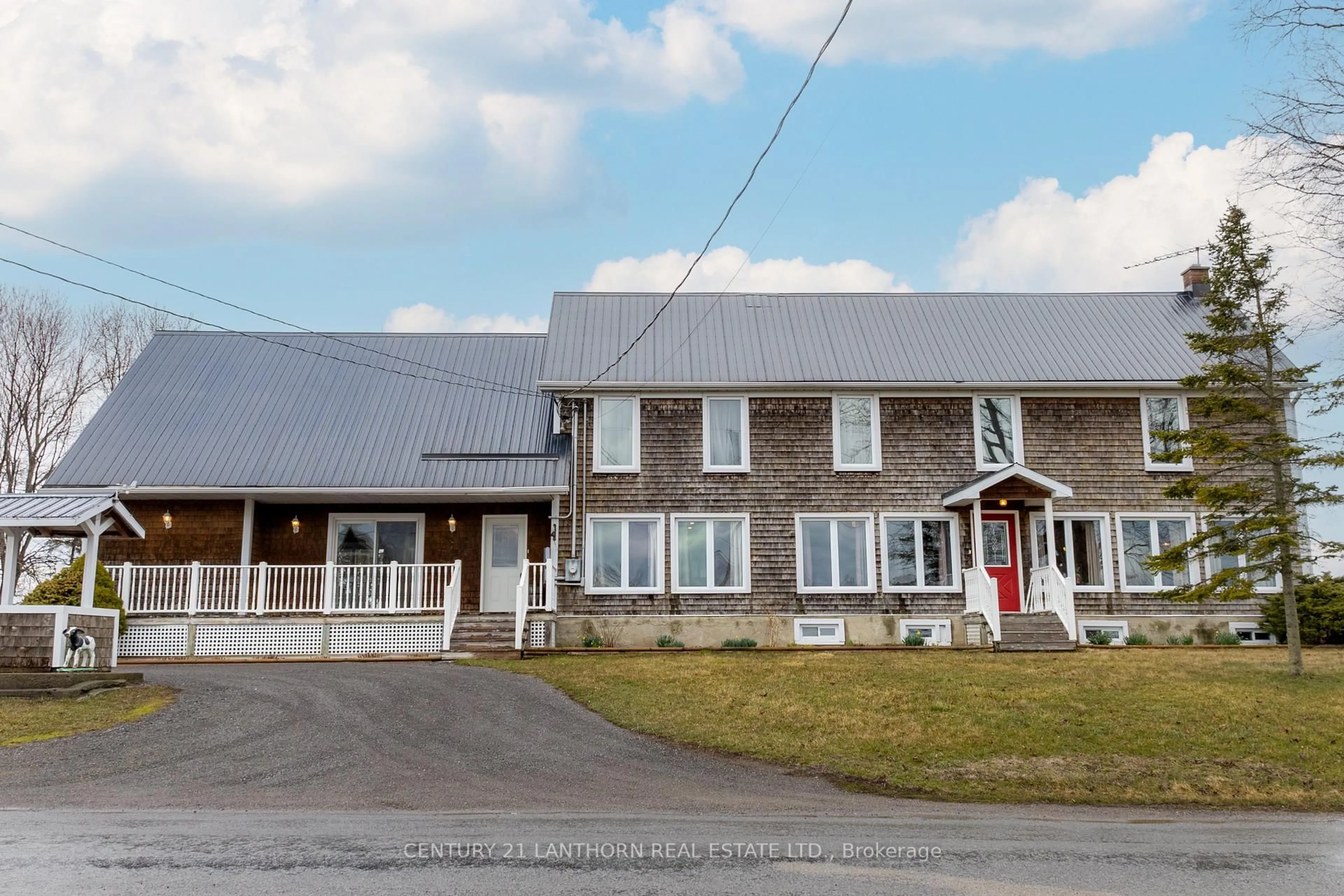 A pic from outside/outdoor area/front of a property/back of a property/a pic from drone, building for 338 Cold Creek Rd, Prince Edward County Ontario K0K 3L0