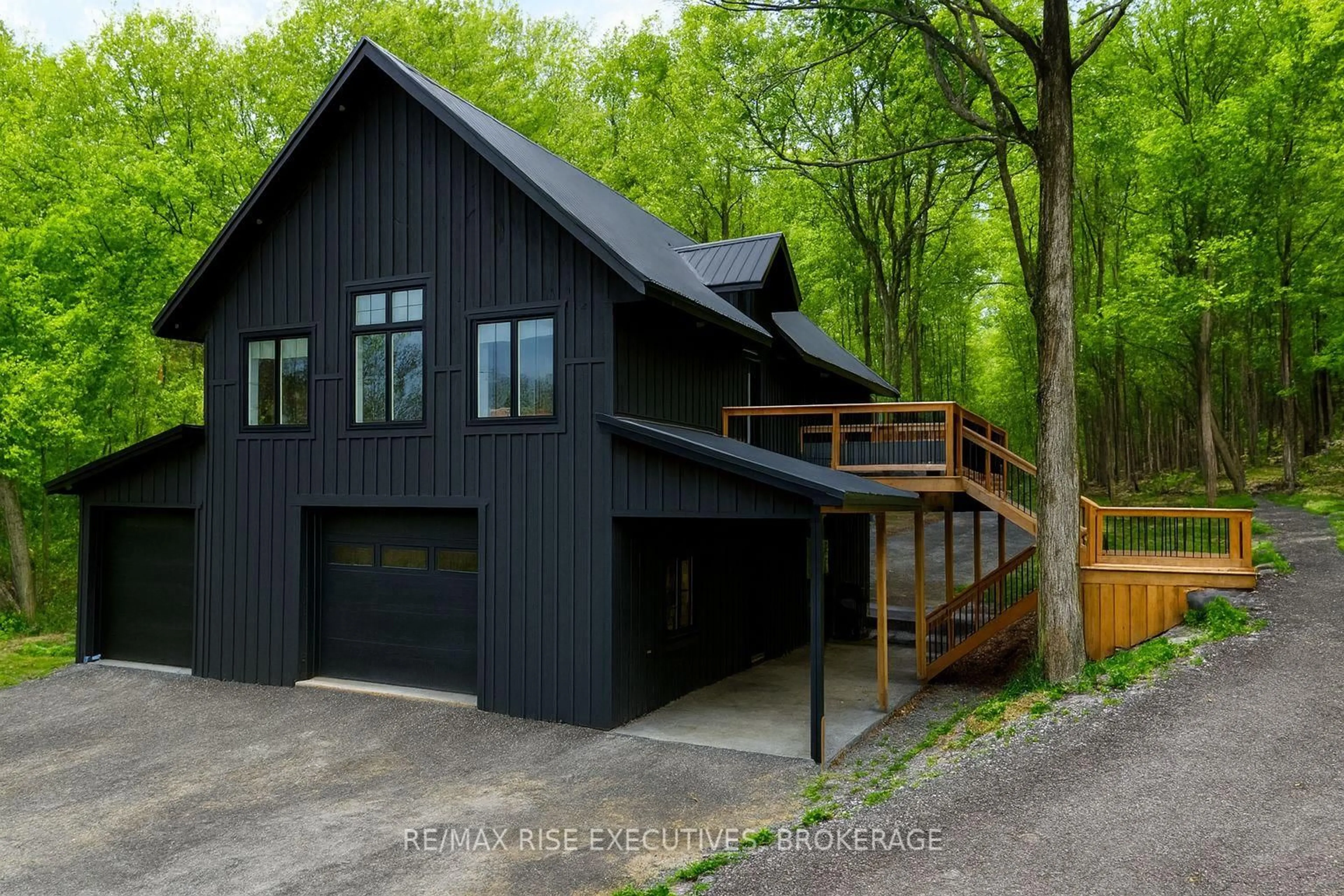 Home with vinyl exterior material, street for 188 Red Horse Lake Rd, Leeds and the Thousand Islands Ontario K0E 0A6