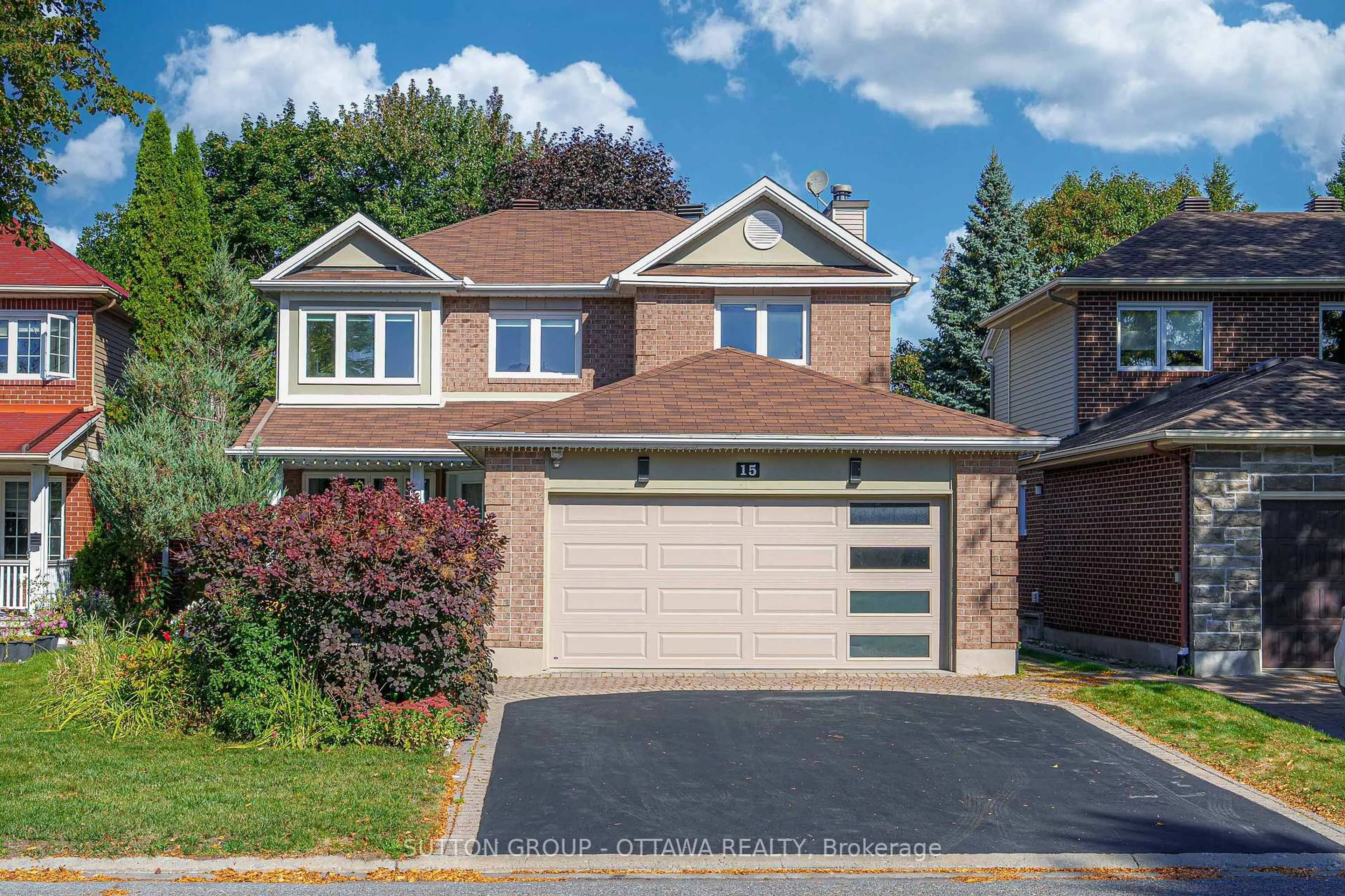 Home with brick exterior material, street for 15 Rosemeade Pl, Ottawa Ontario K2G 5V9