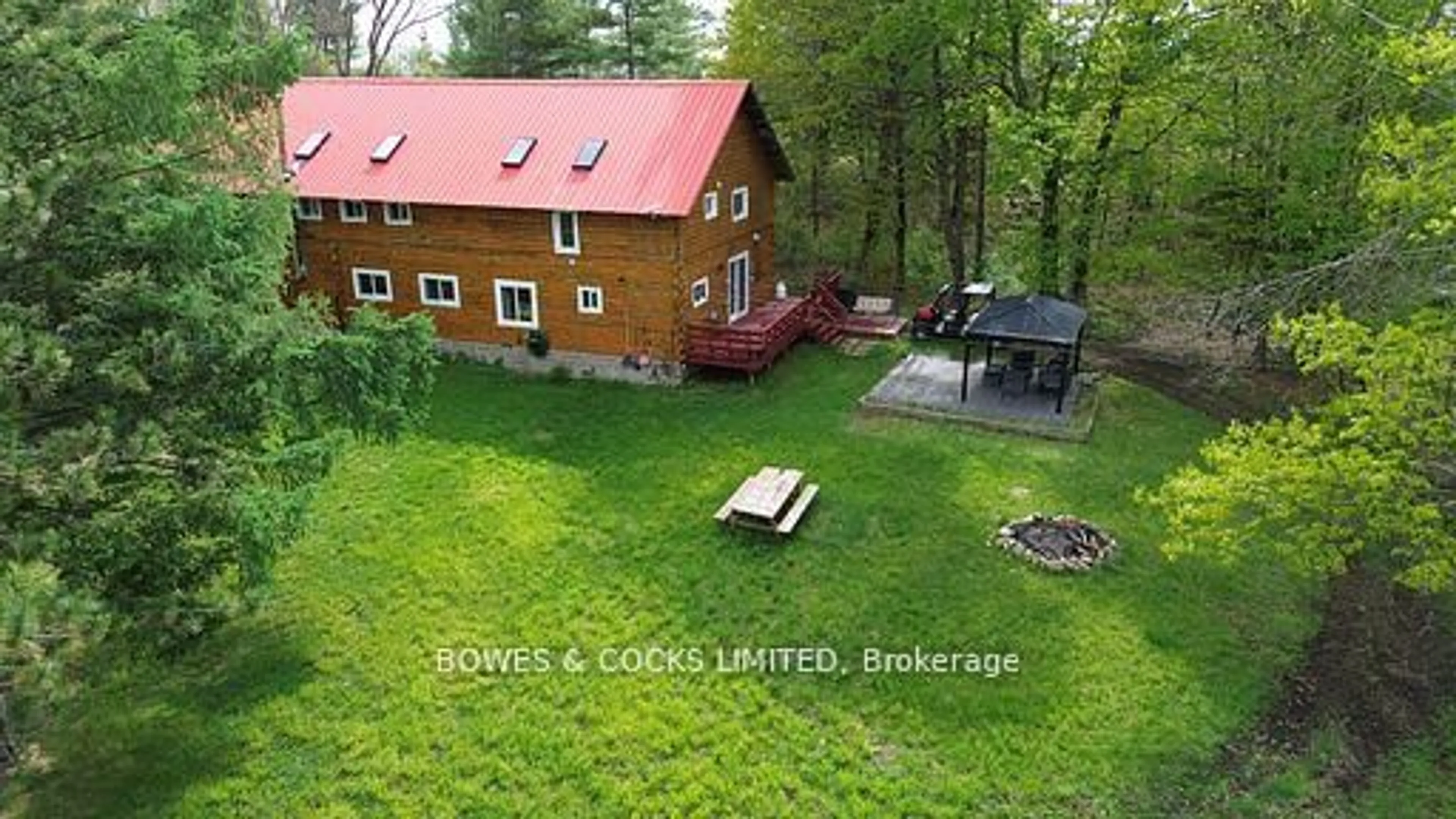 A pic from outside/outdoor area/front of a property/back of a property/a pic from drone, unknown for 2449 The Ridge Rd, Coe Hill Ontario K0L 1P0