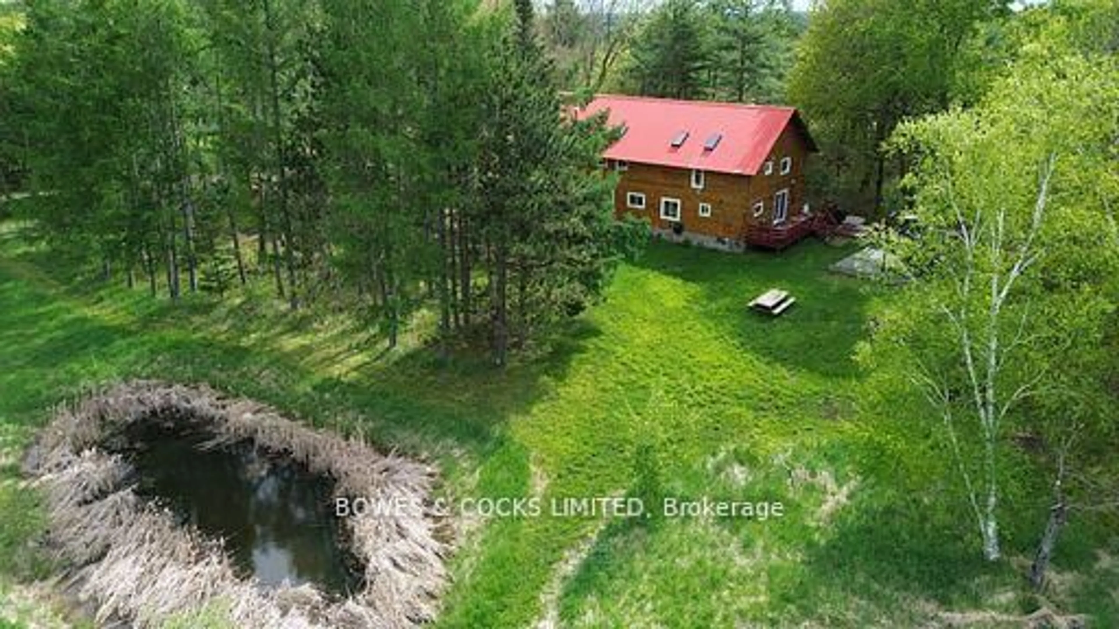 A pic from outside/outdoor area/front of a property/back of a property/a pic from drone, unknown for 2449 The Ridge Rd, Coe Hill Ontario K0L 1P0