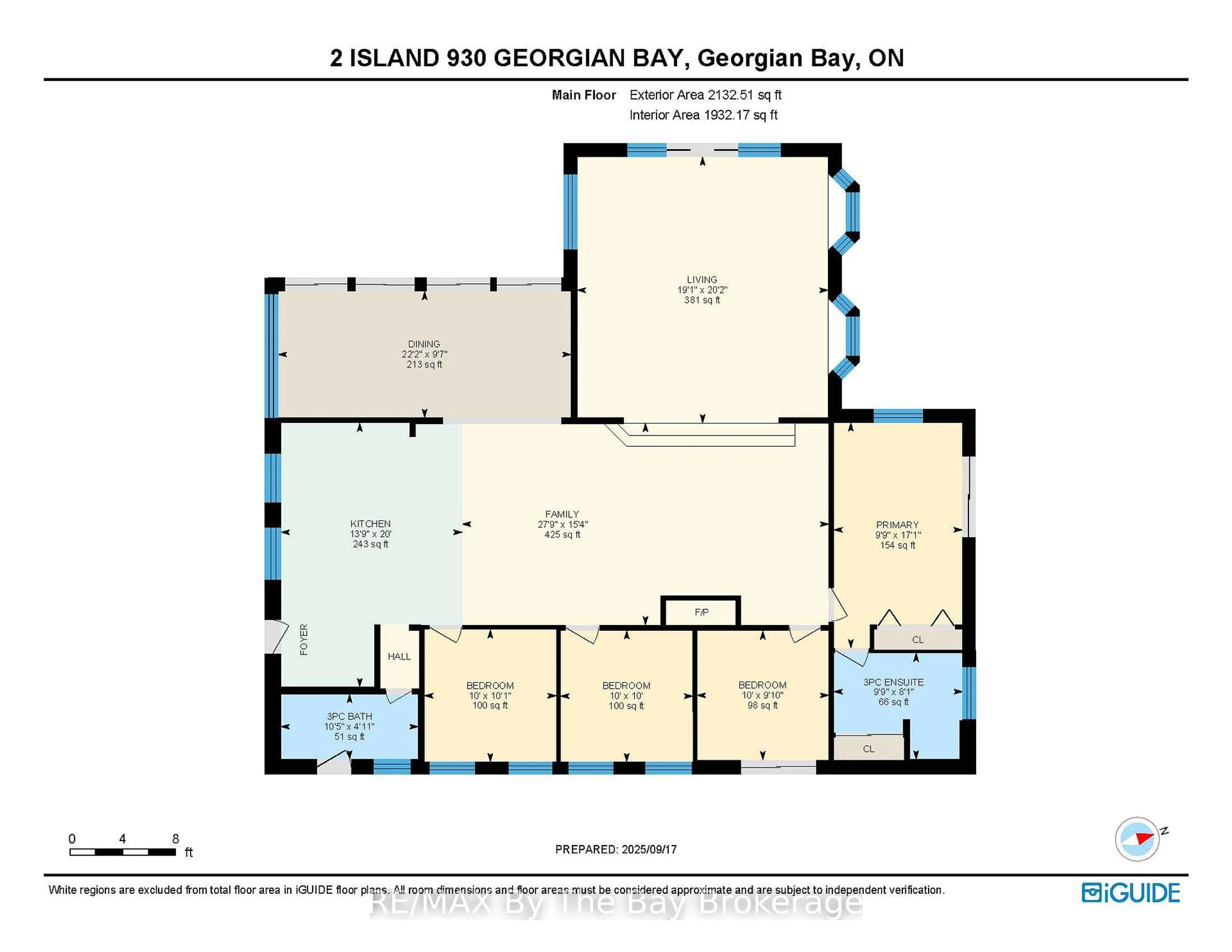 Floor plan for 2 Island 930, Georgian Bay Ontario P0E 1E0