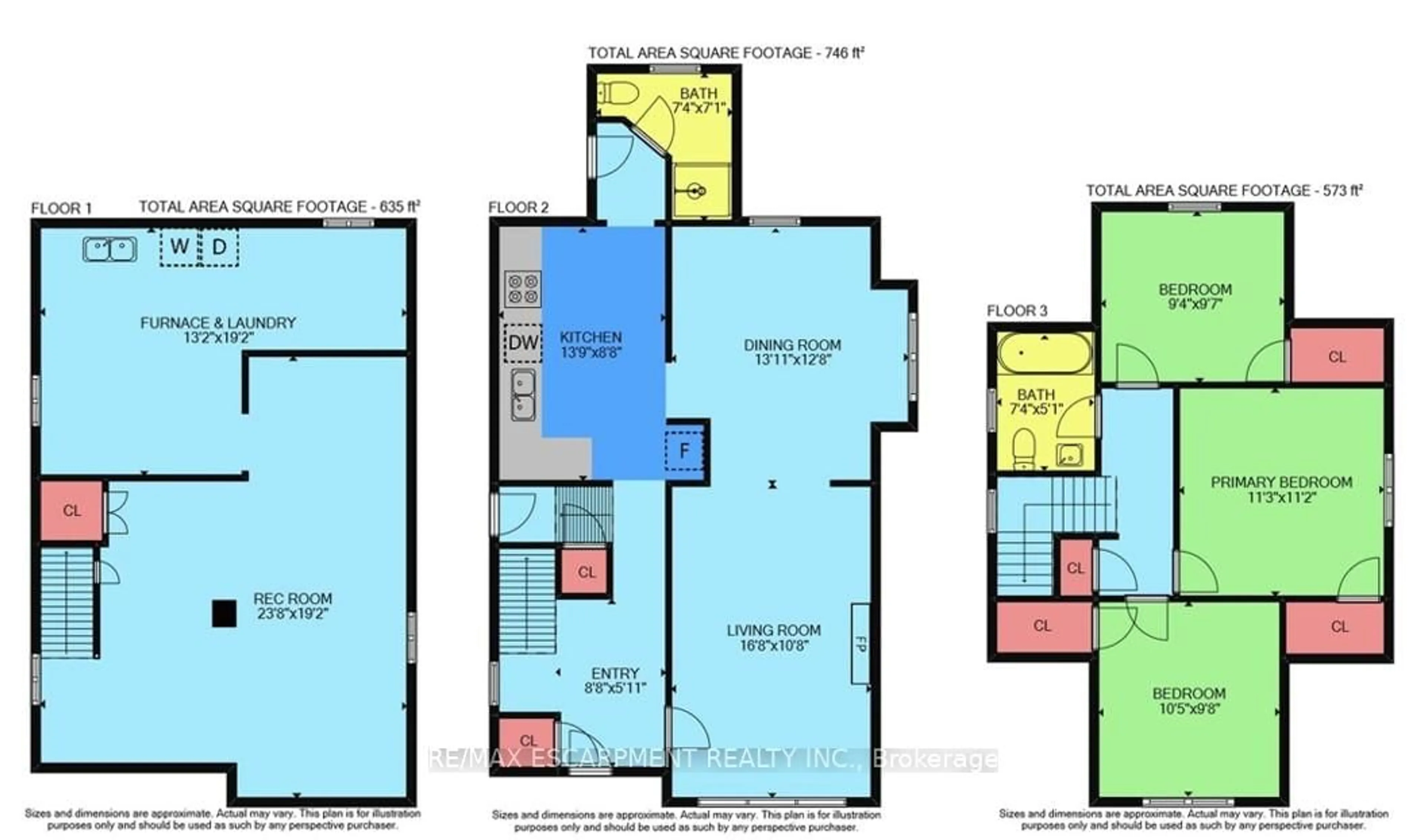 Floor plan for 100 Wigton St, Haldimand Ontario N3W 1E9