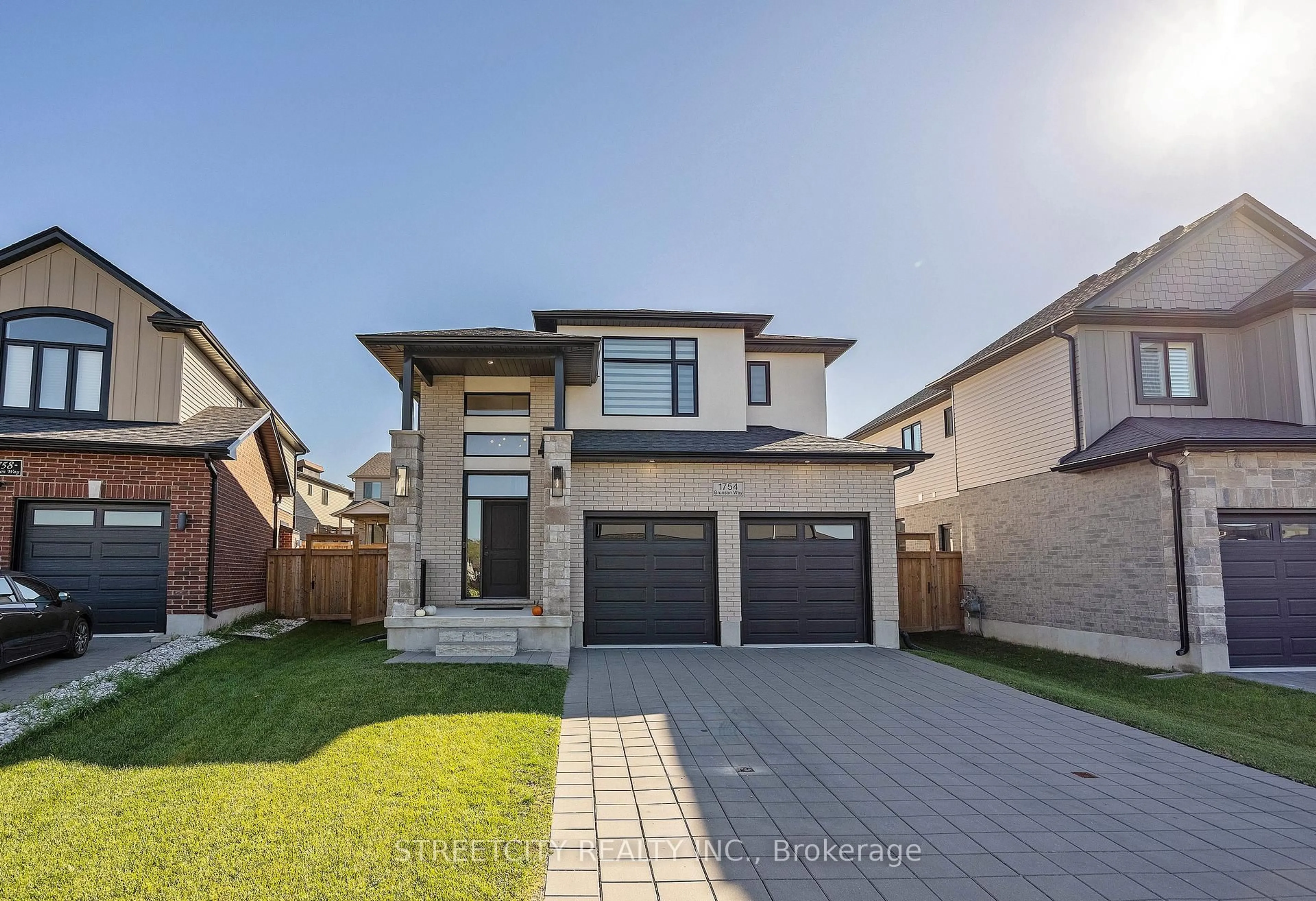 Home with brick exterior material, street for 1754 Brunson Way Dr, London South Ontario N6K 0H1