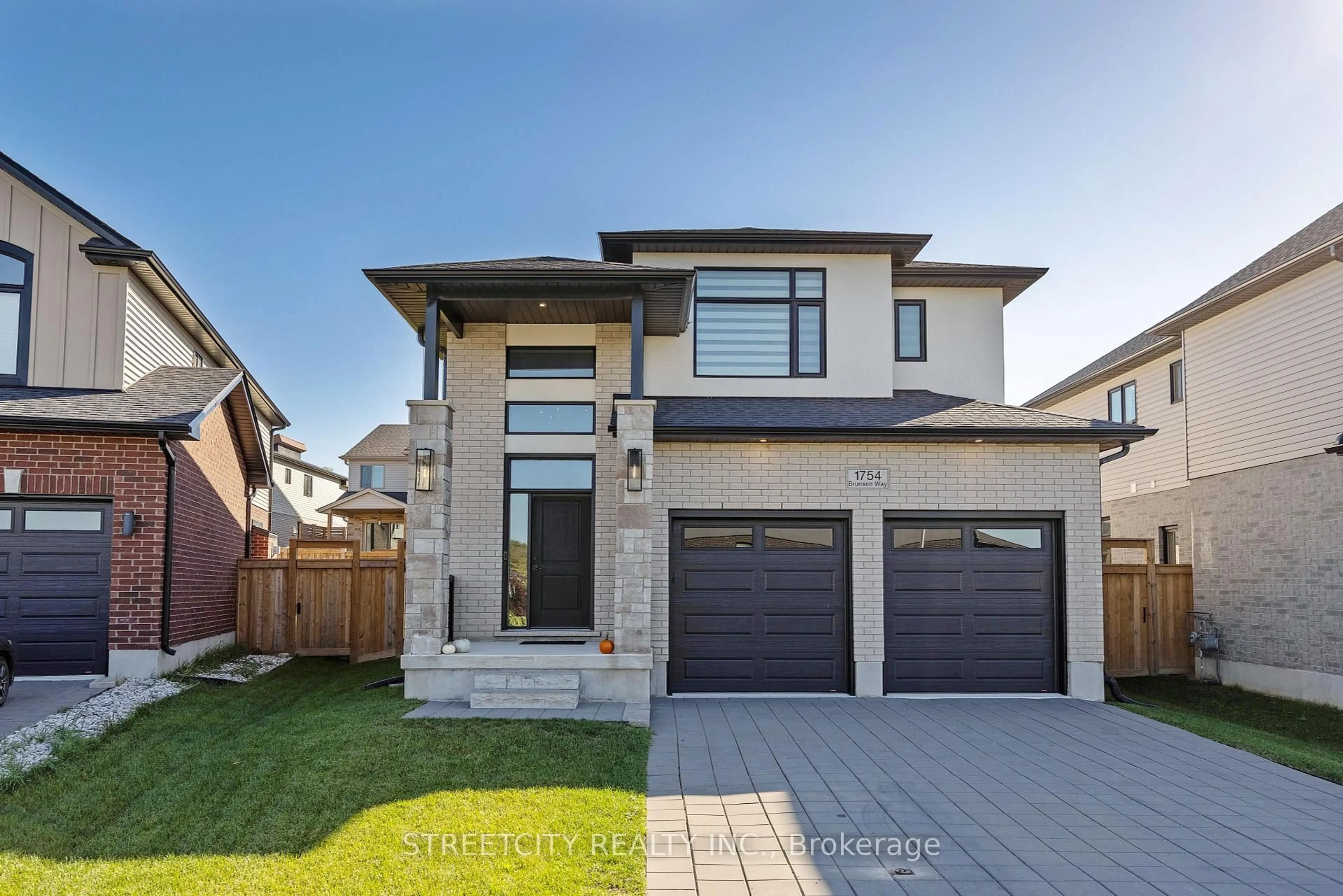 Home with brick exterior material, street for 1754 Brunson Way Dr, London South Ontario N6K 0H1