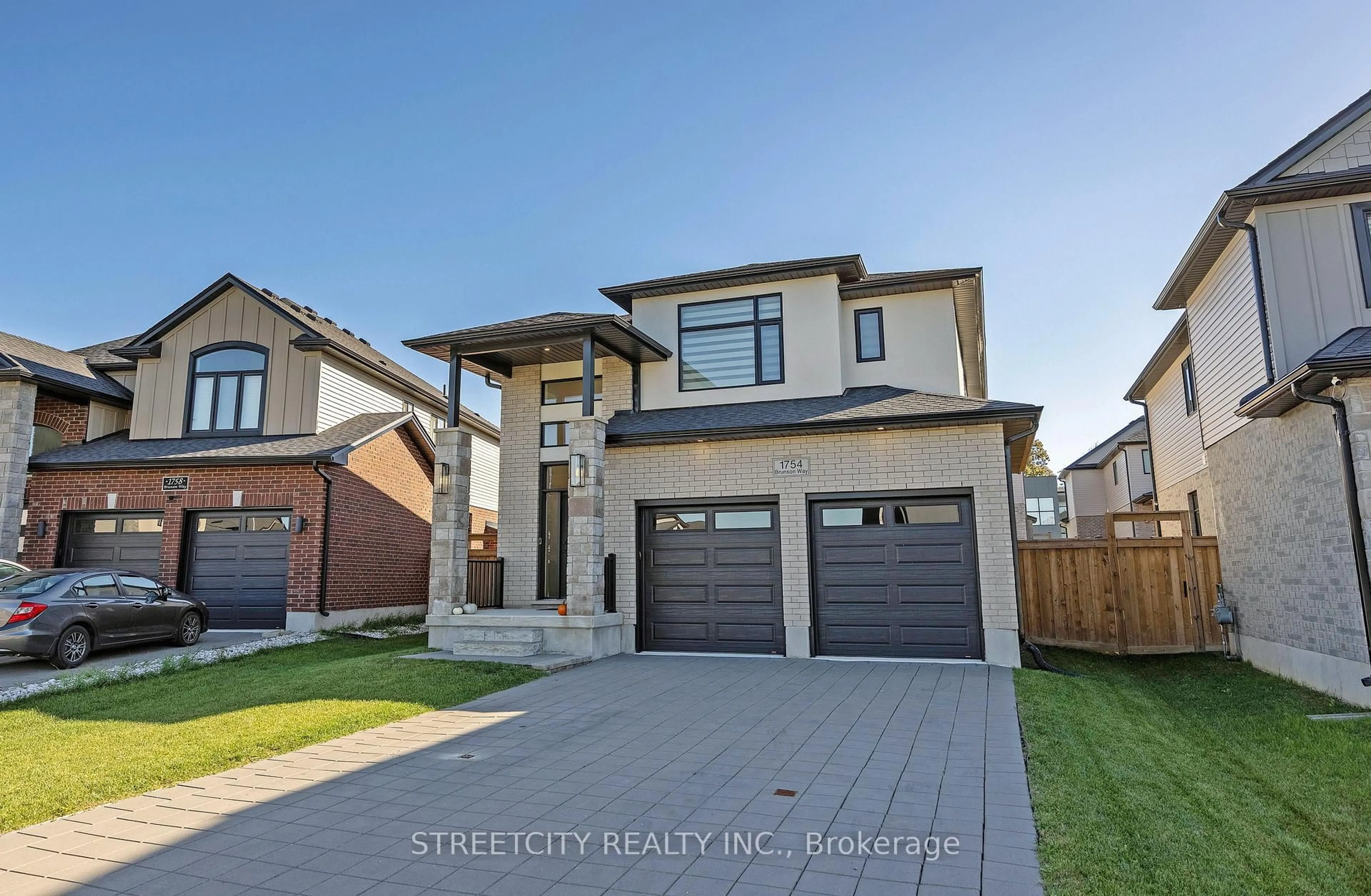 Home with brick exterior material, street for 1754 Brunson Way Dr, London South Ontario N6K 0H1