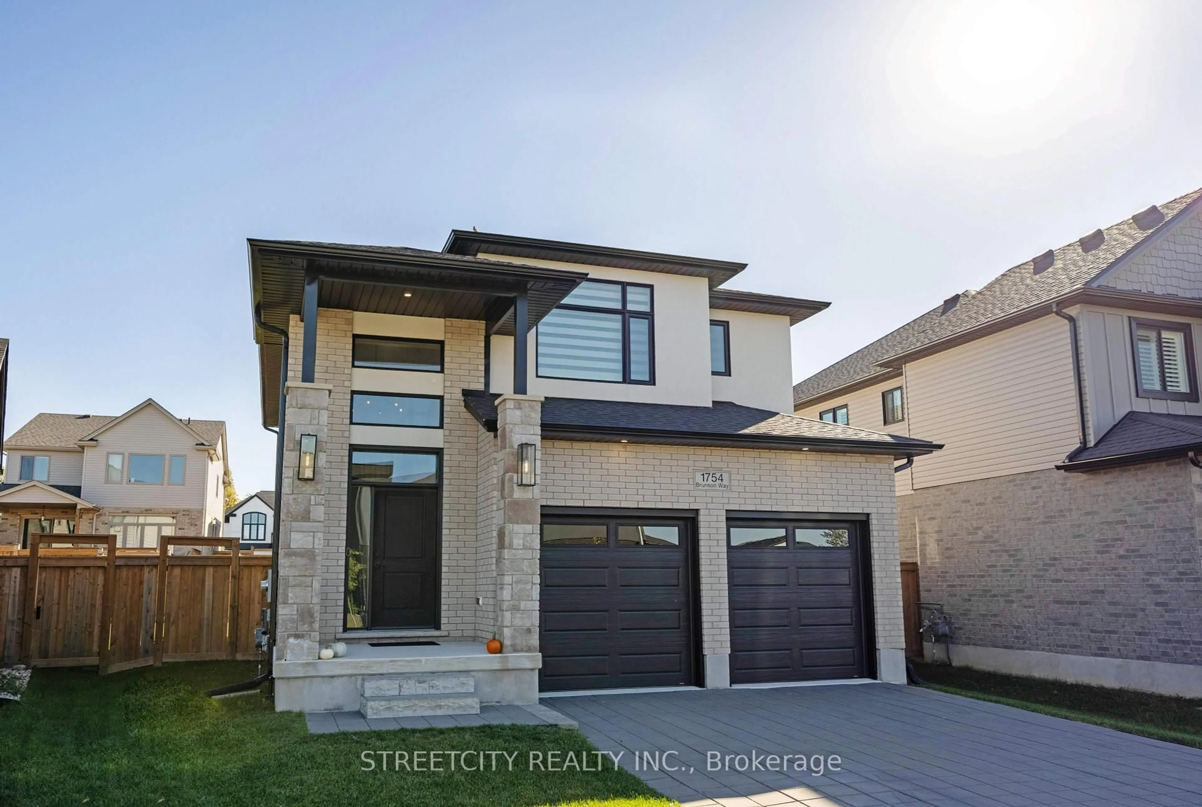 Home with brick exterior material, street for 1754 Brunson Way Dr, London South Ontario N6K 0H1