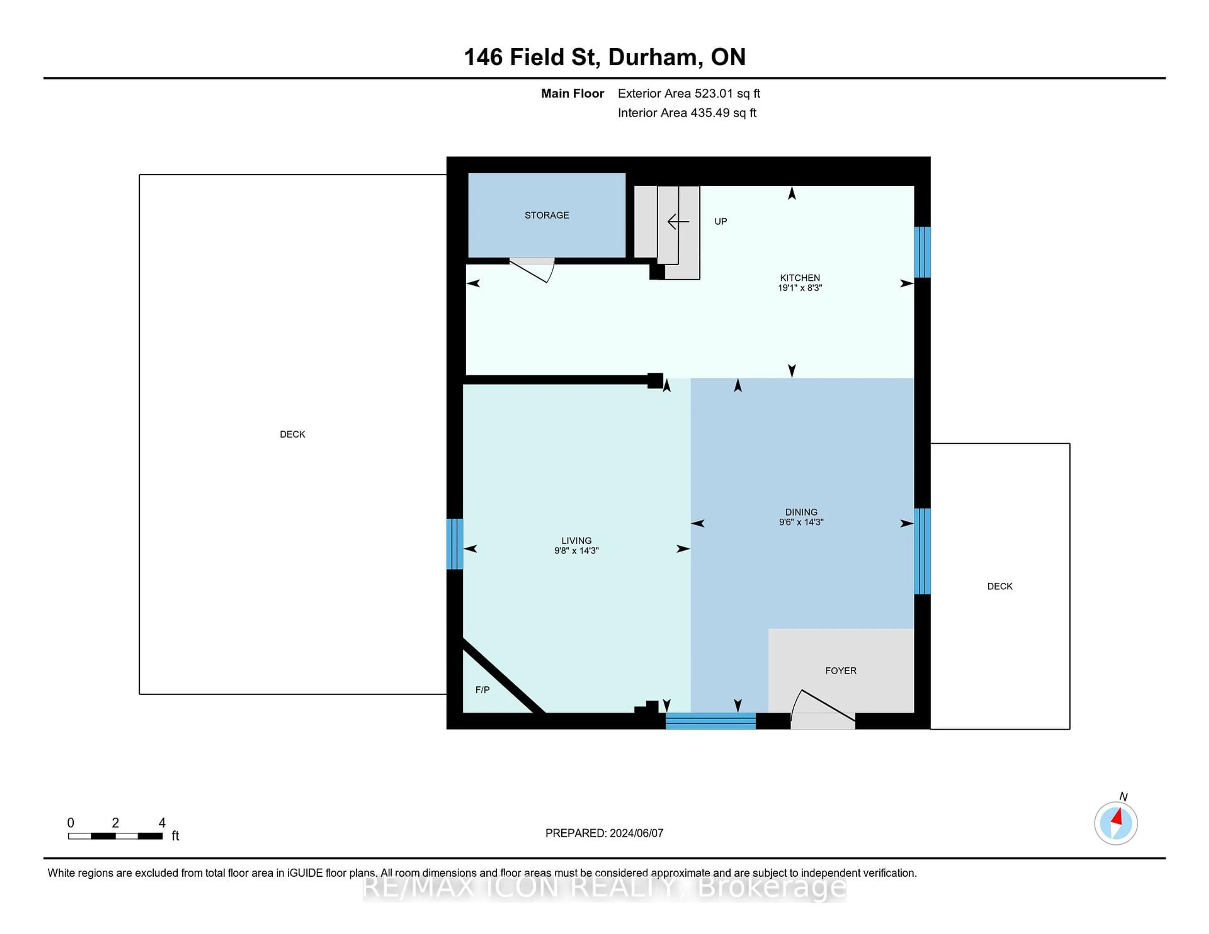 Floor plan for 146 Field St, West Grey Ontario N0G 1R0