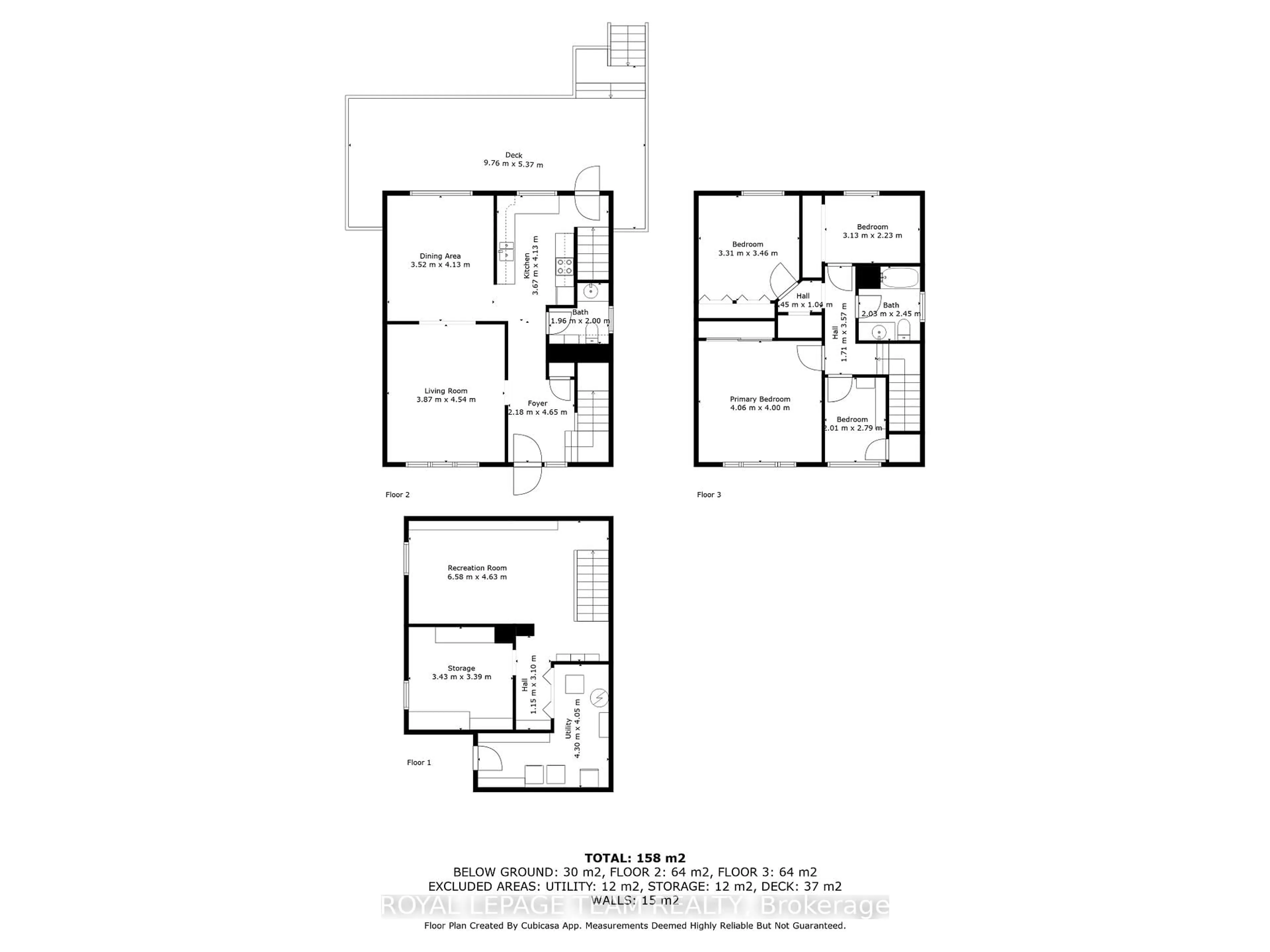 Floor plan for 96 Prince Albert St, Ottawa Ontario K1K 2A1