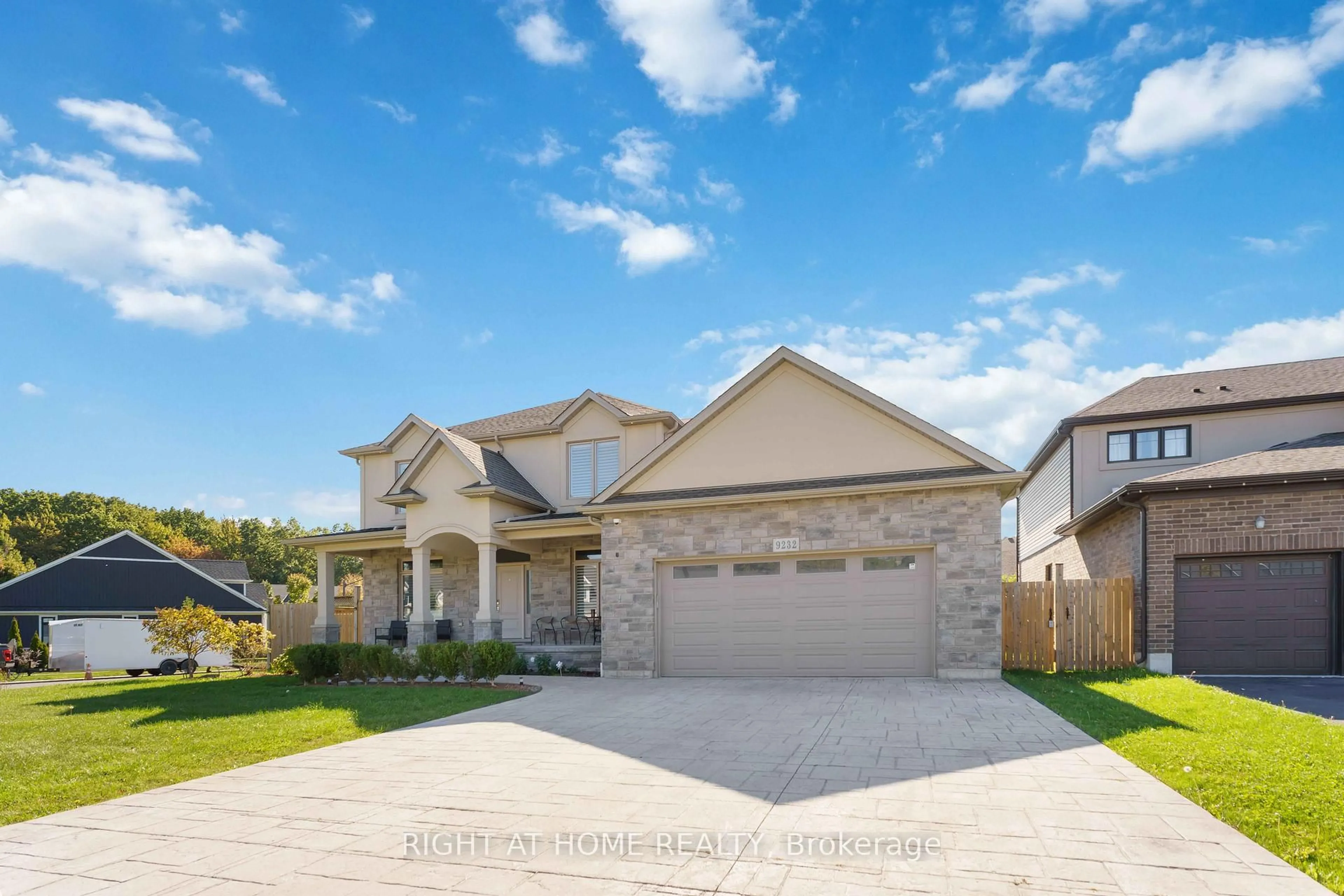 Home with brick exterior material, street for 9232 Shoveller Dr, Niagara Falls Ontario L2H 0M3