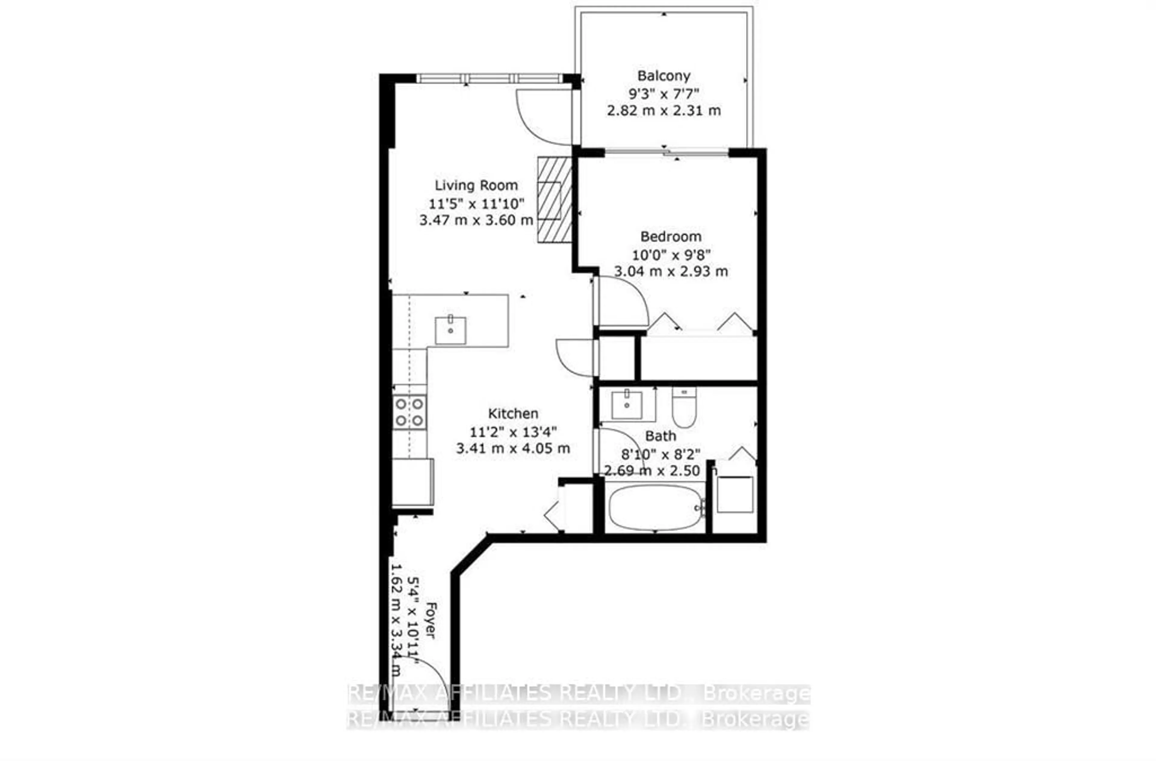 Floor plan for 200 Inlet Private #407, Ottawa Ontario K4A 5H3