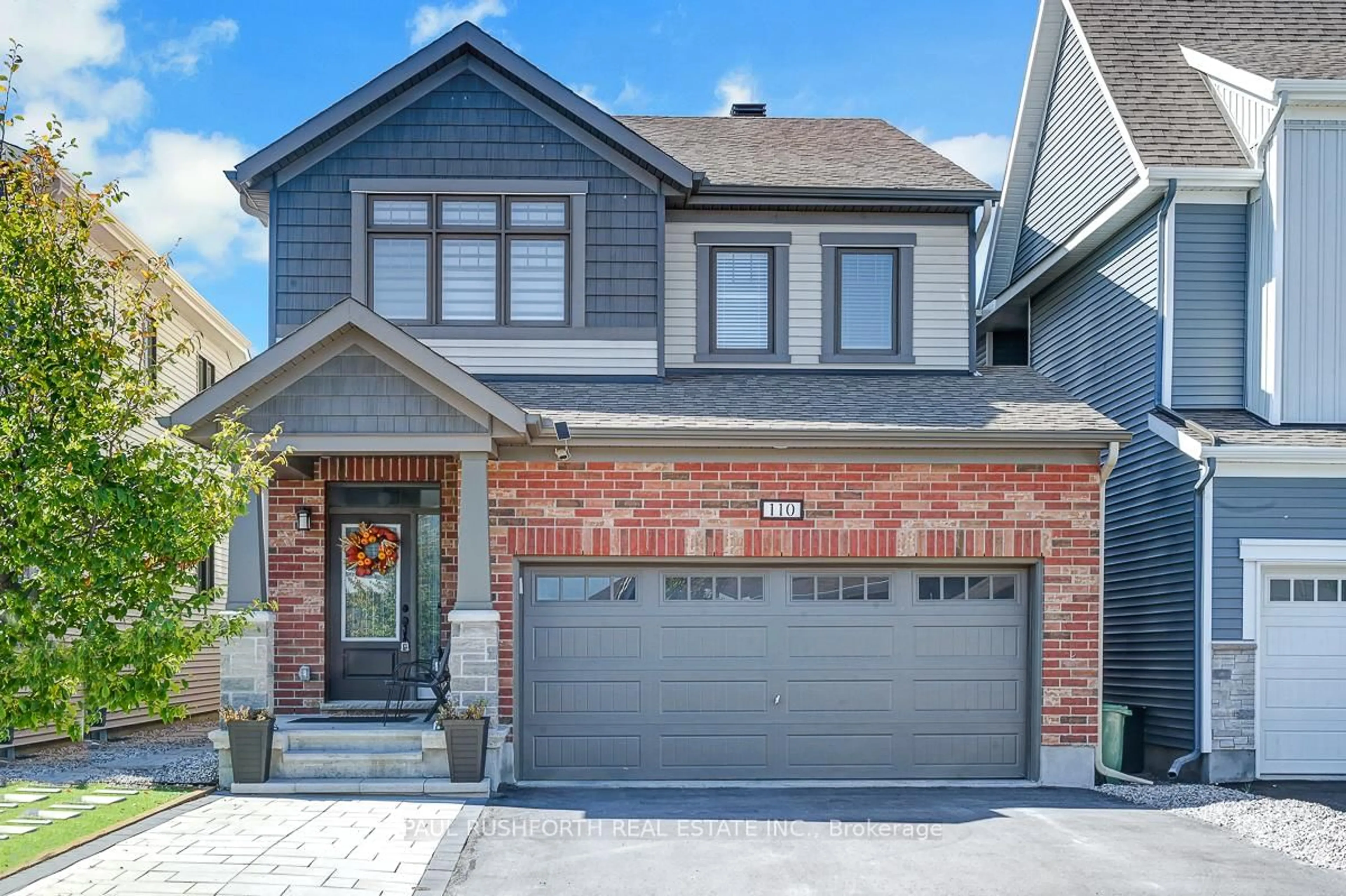 Home with brick exterior material, street for 110 Reliance Rdge, Ottawa Ontario K2V 0R5