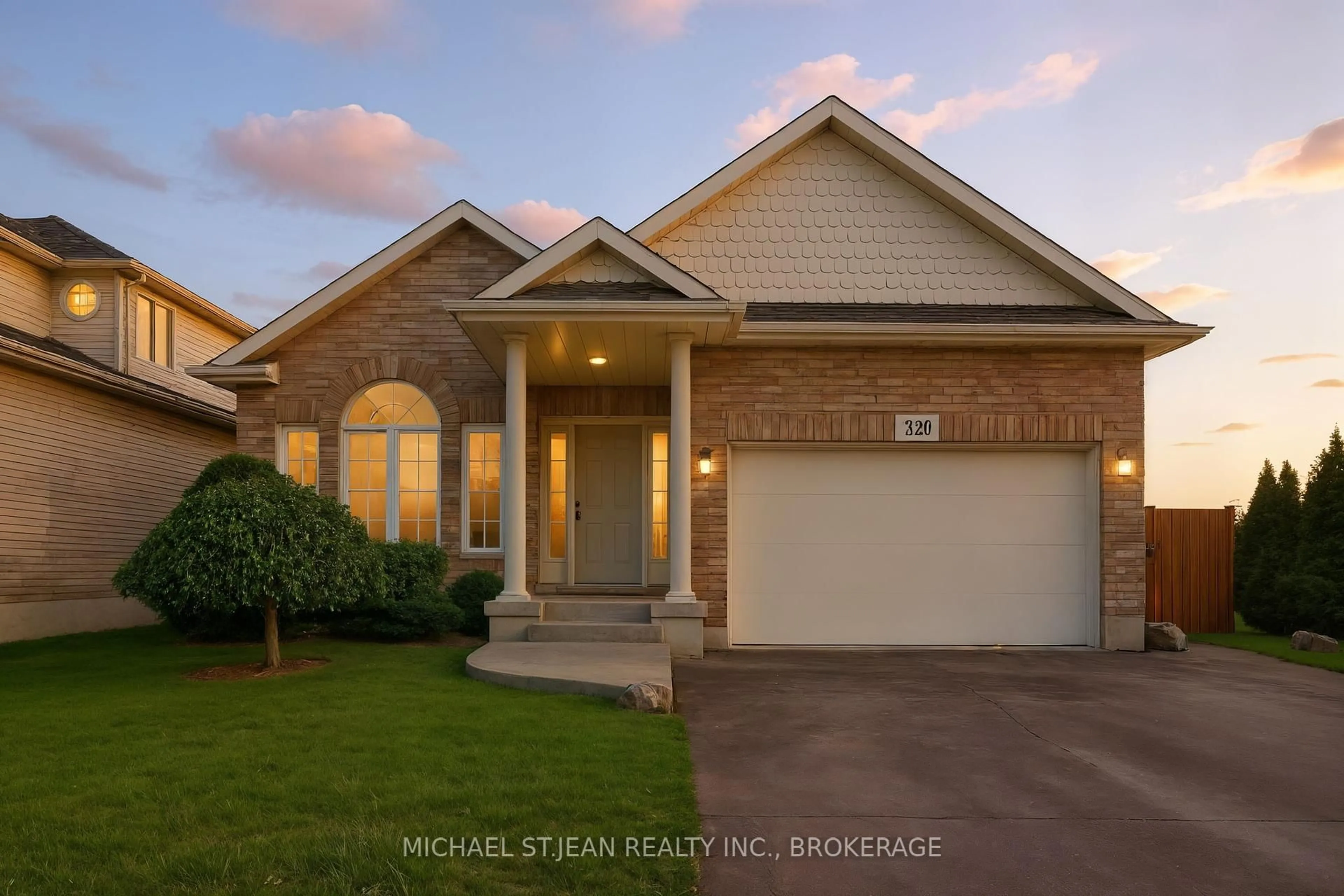 Home with brick exterior material, street for 320 Winterberry Blvd, Thorold Ontario L2V 5E6