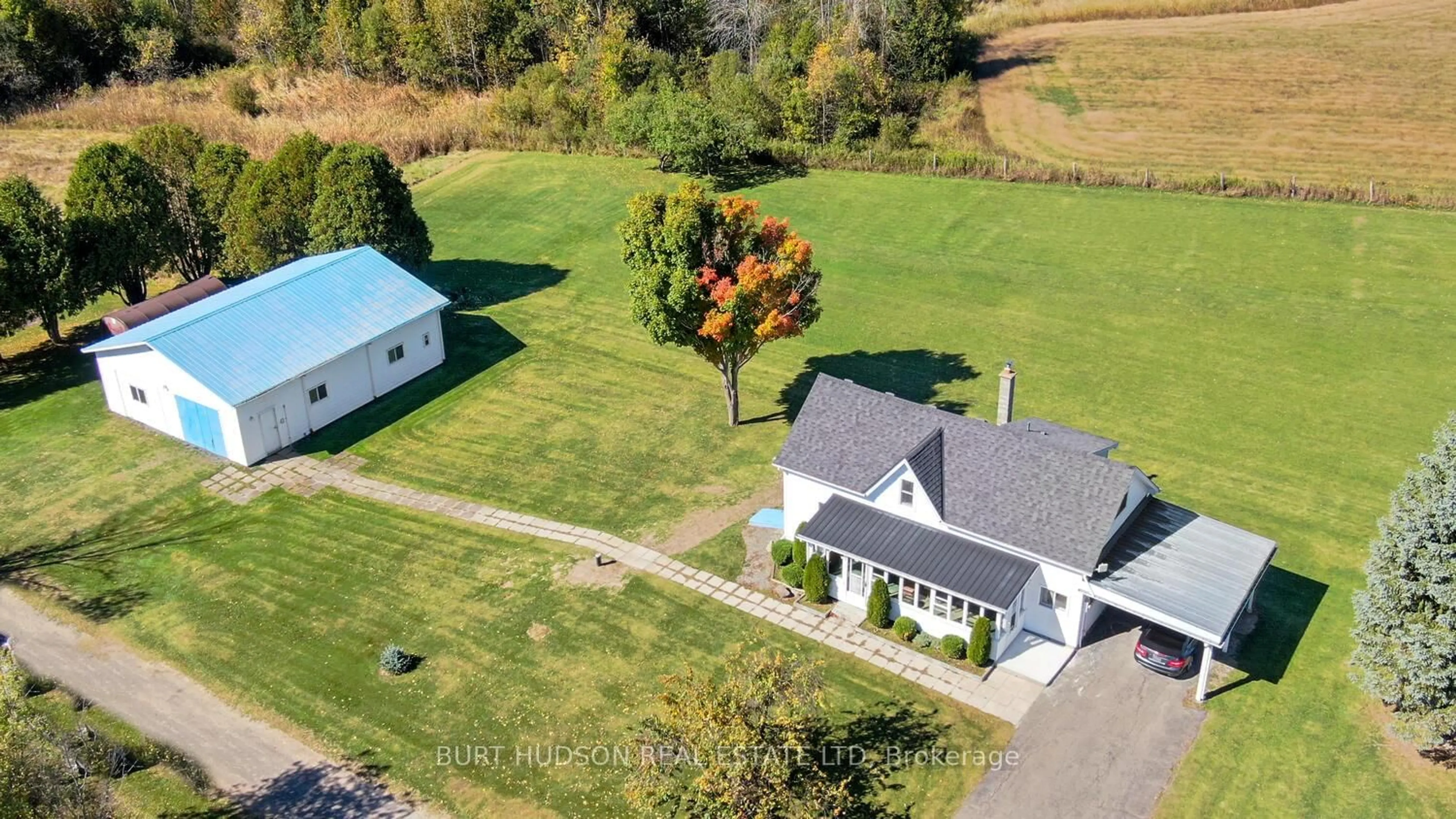 A pic from outside/outdoor area/front of a property/back of a property/a pic from drone, unknown for 10106 Dixie Rd, Elizabethtown-Kitley Ontario K0E 1A0