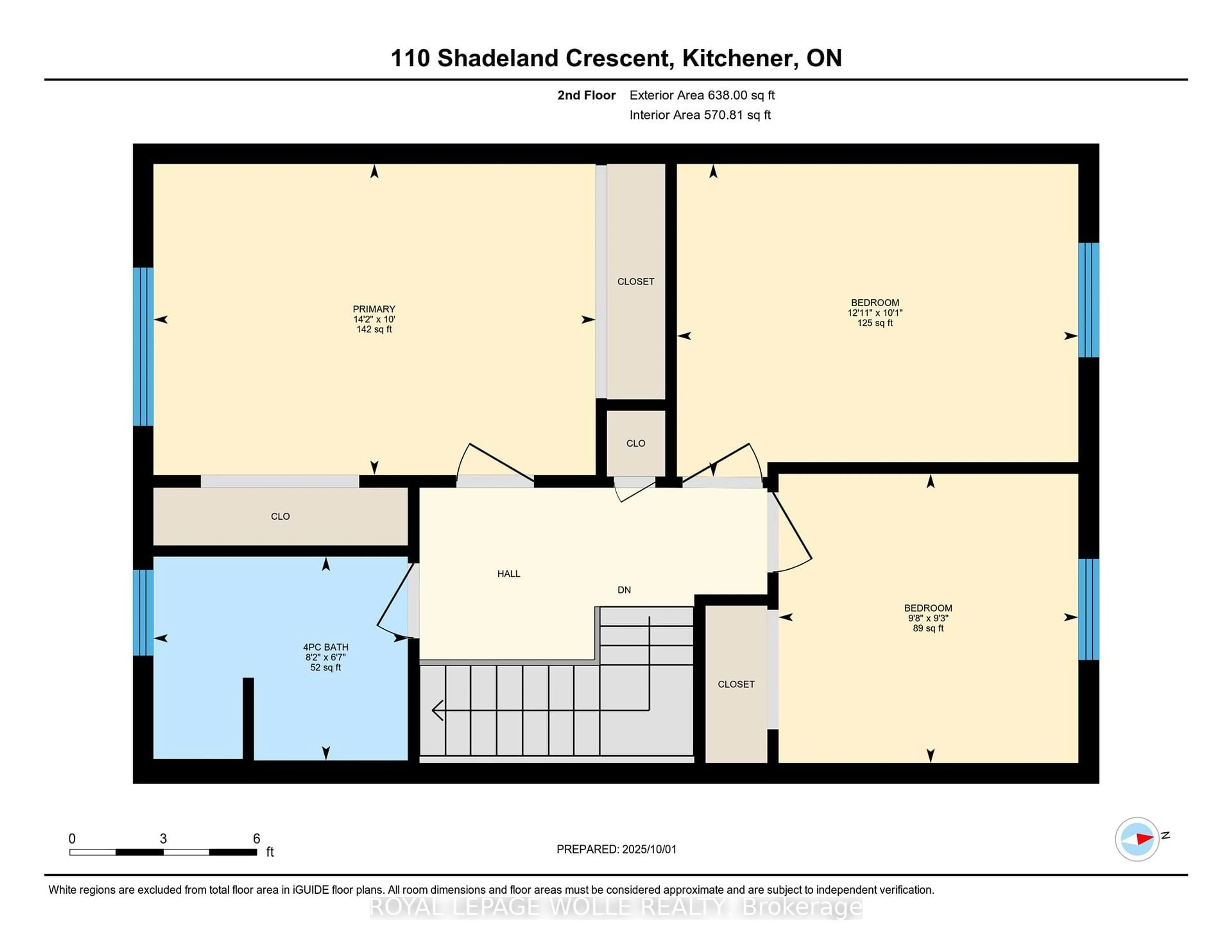 Floor plan for 110 Shadeland Cres, Kitchener Ontario N2M 2H9