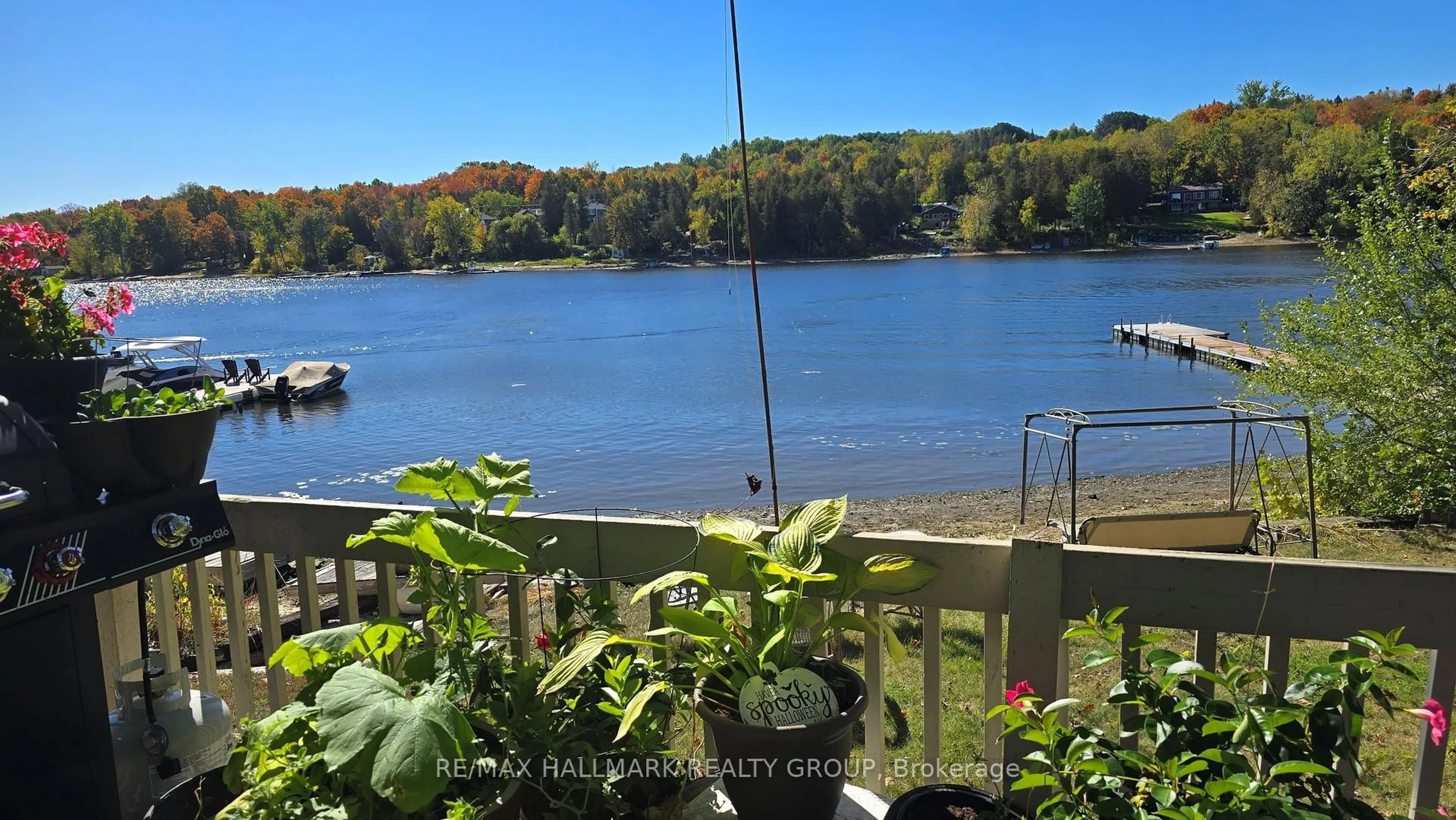 Patio, water/lake/river/ocean view for 1048 Bayview Dr, Ottawa Ontario K0A 3M0