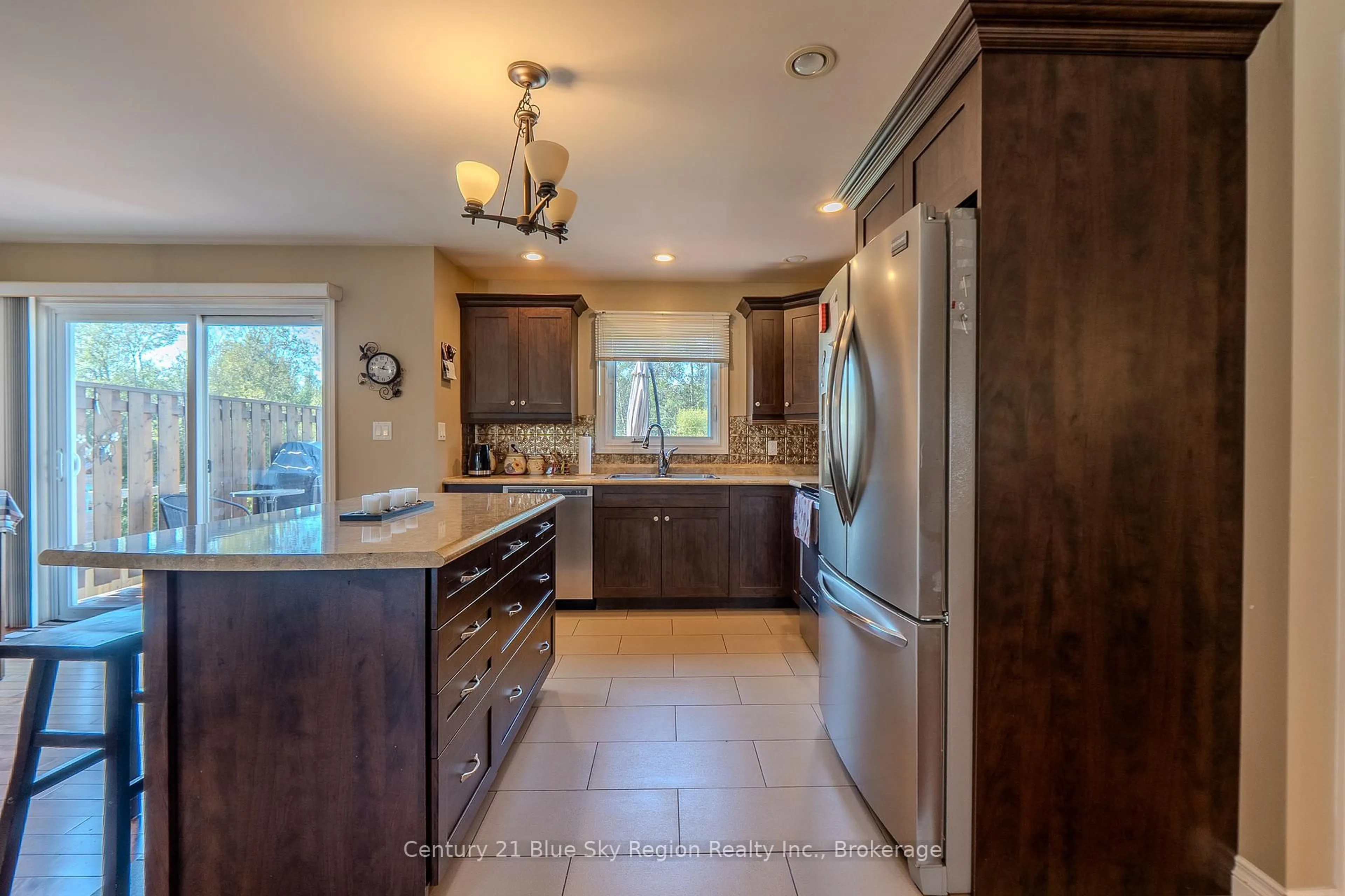 Open concept kitchen, ceramic/tile floor for 239 Park St, West Nipissing Ontario P2B 3C2