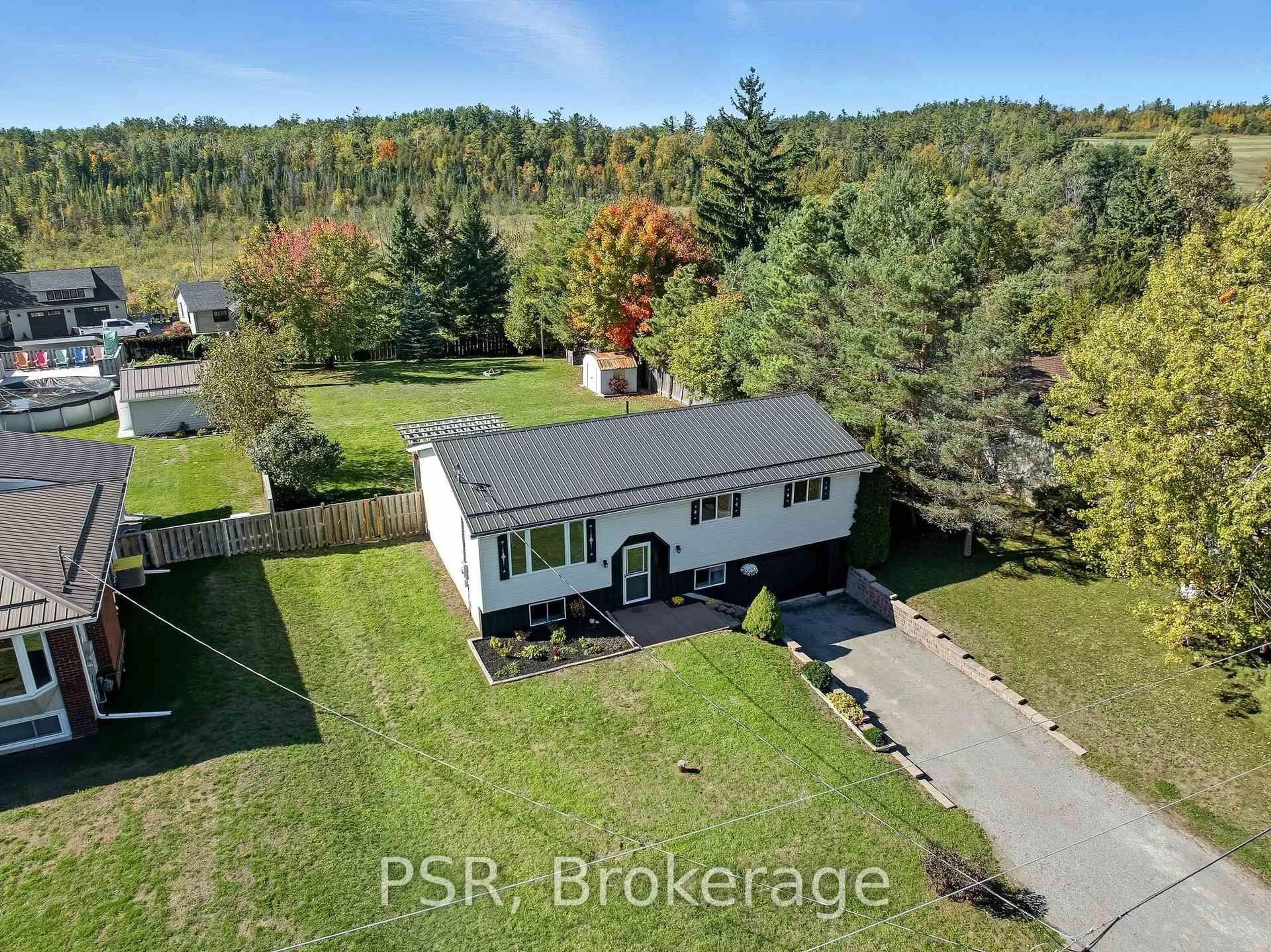 A pic from outside/outdoor area/front of a property/back of a property/a pic from drone, unknown for 15 Cowans Dr, Kawartha Lakes Ontario ON K0L 2W0