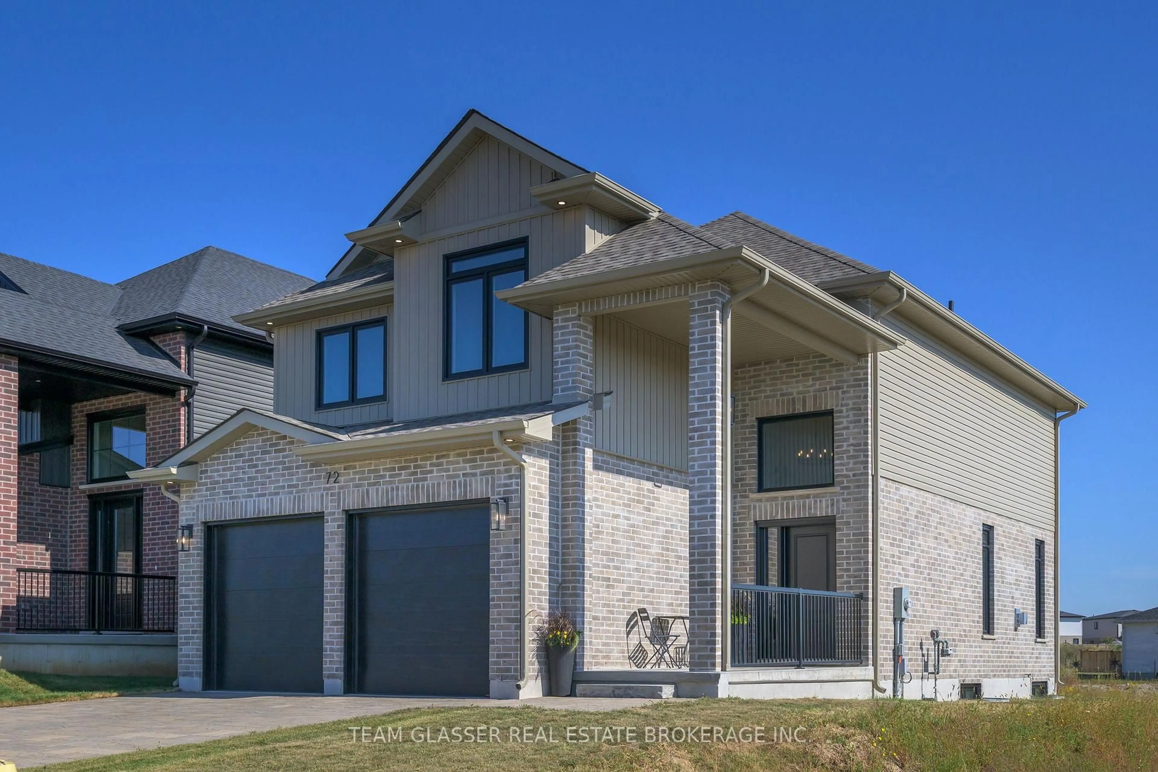 Home with brick exterior material, street for 72 ALLISTER Dr, Middlesex Centre Ontario N0L 1R0