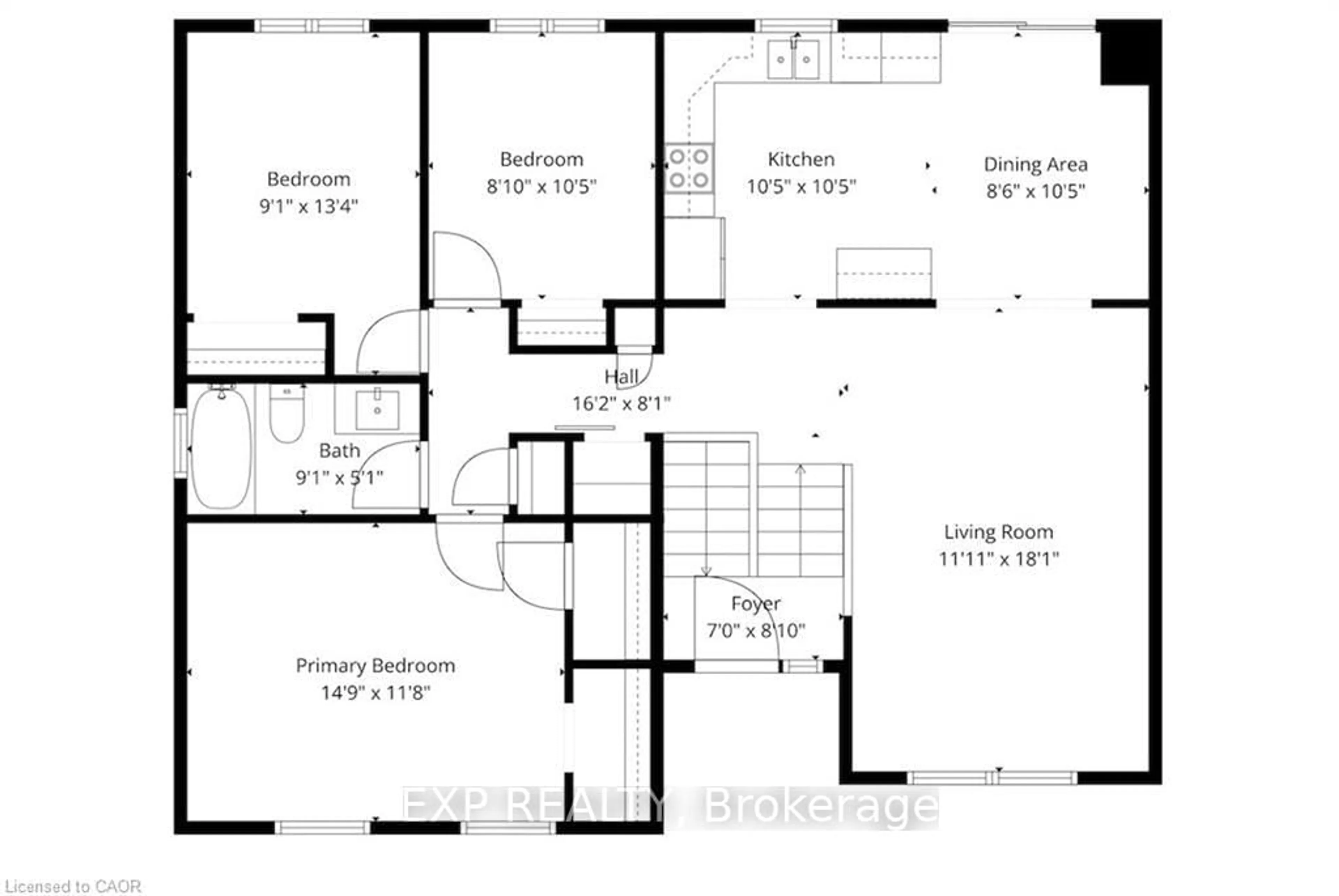 Floor plan for 86 Sugar Maple St, Kitchener Ontario N2N 1X7
