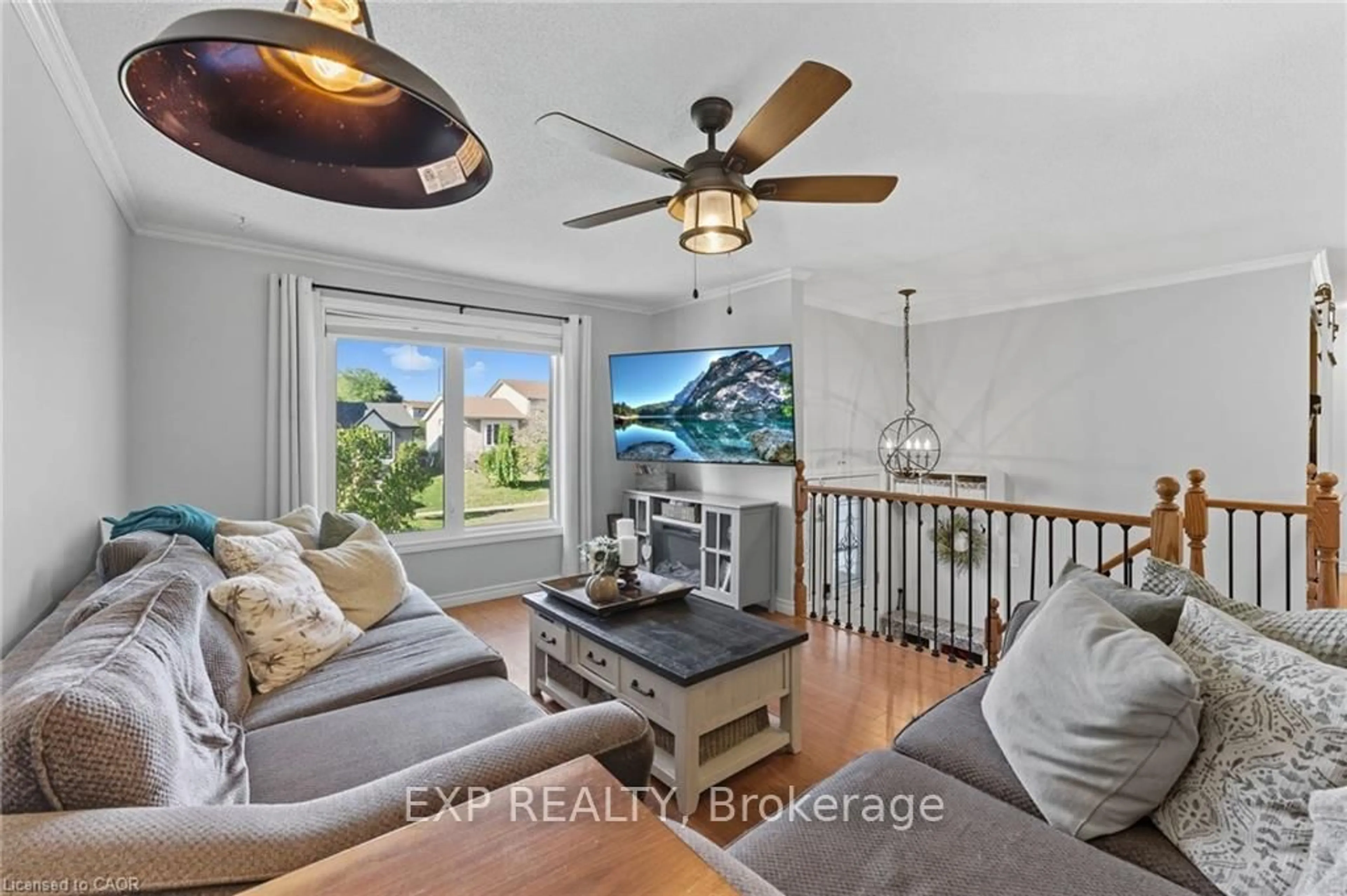 Living room with furniture, unknown for 86 Sugar Maple St, Kitchener Ontario N2N 1X7