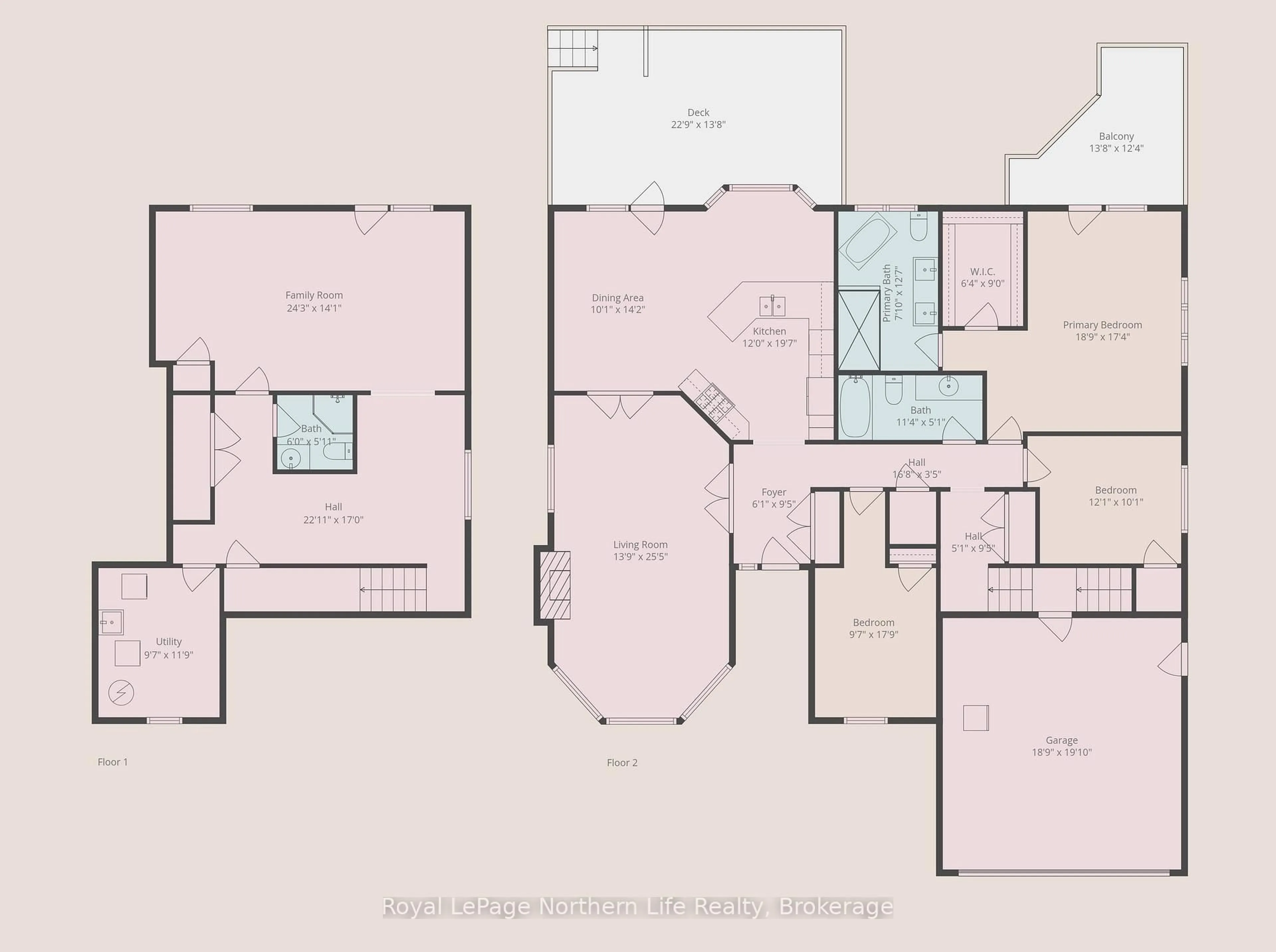 Floor plan for 389 Carmichael Dr, North Bay Ontario P1B 8G2