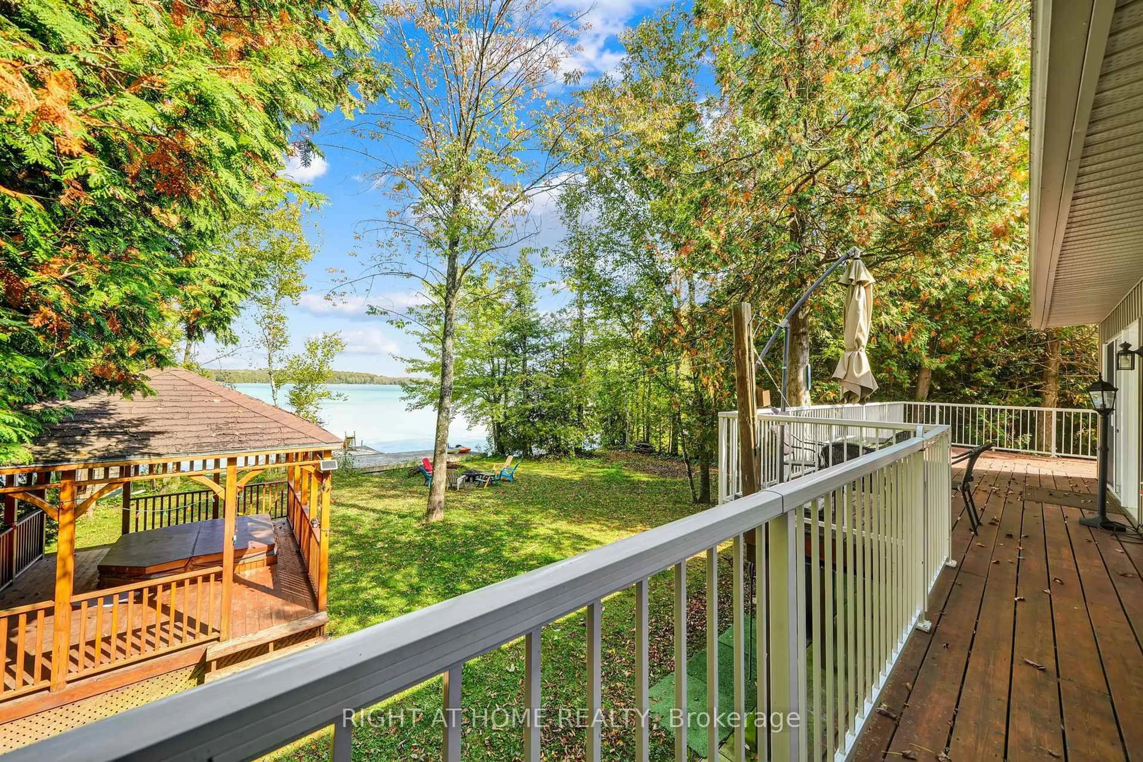 Patio, water/lake/river/ocean view for 135 Browns Lane, Georgian Bluffs Ontario N0H 2K0