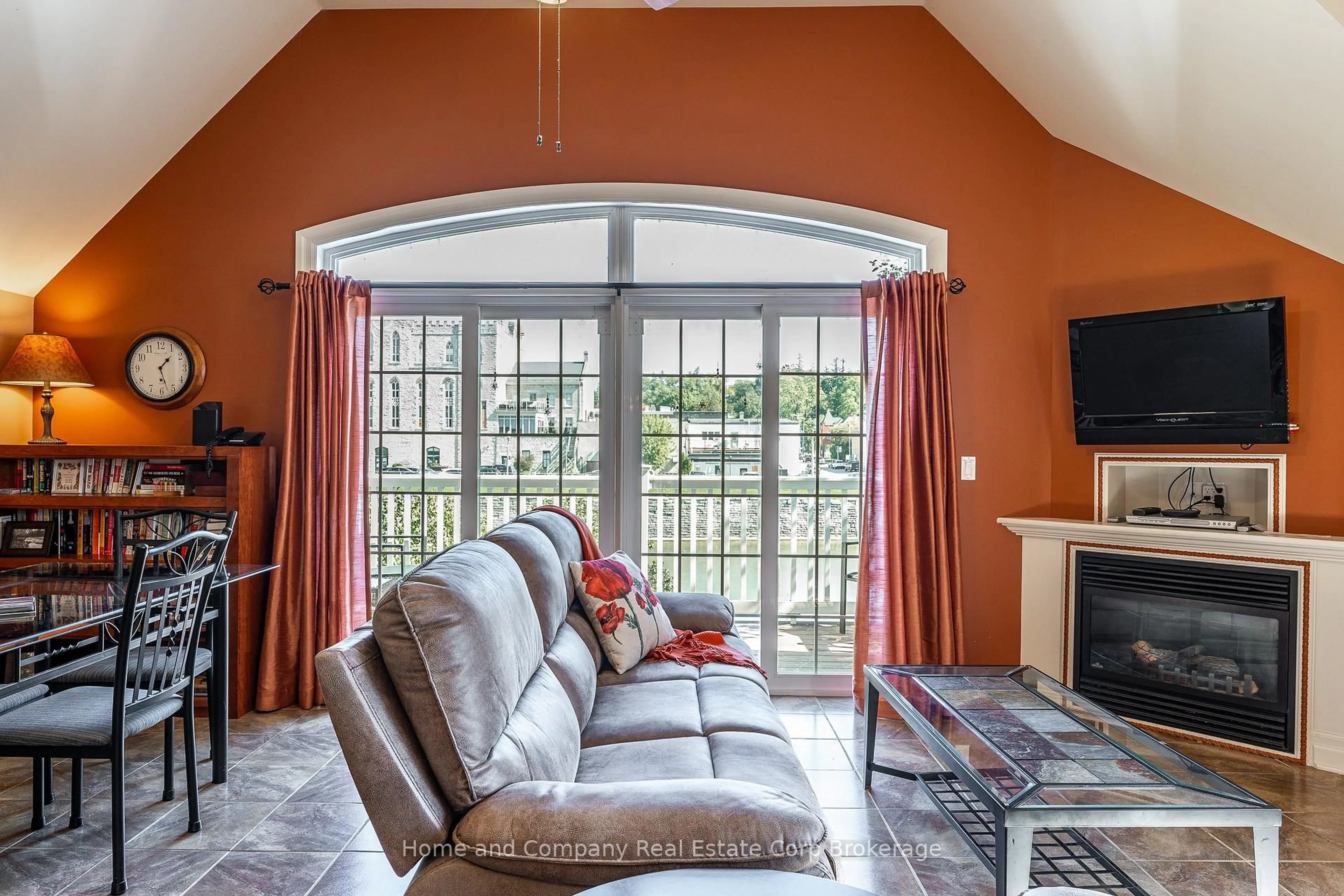 Living room with furniture, ceramic/tile floor for 35 Thomas St, St. Marys Ontario N4X 1A2