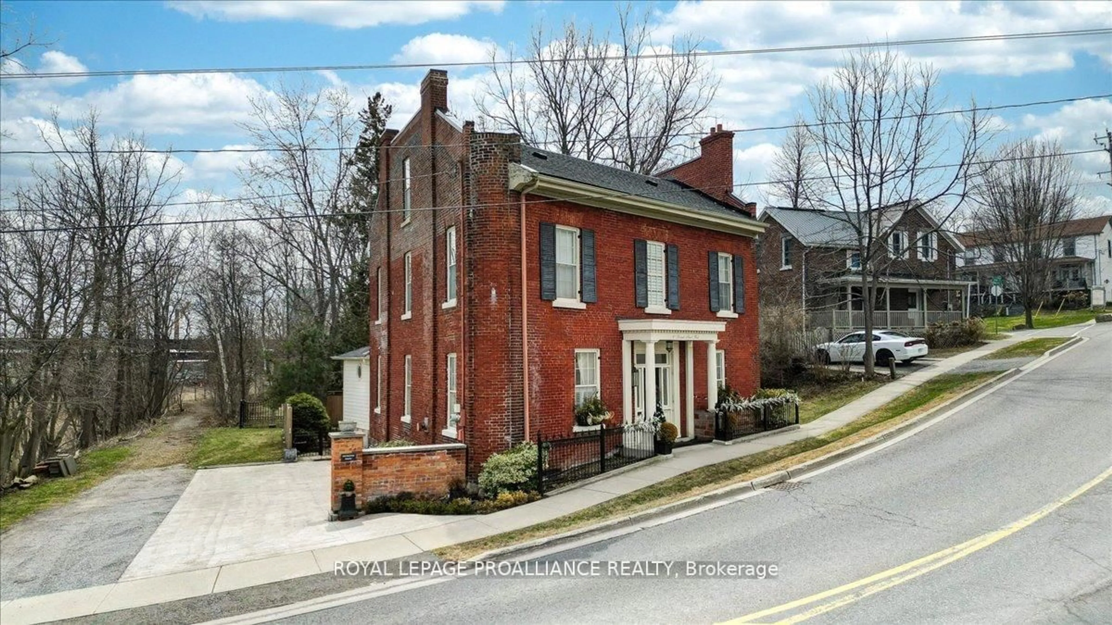 Home with brick exterior material, street for 43-45 Dorset St, Port Hope Ontario L1A 1E9