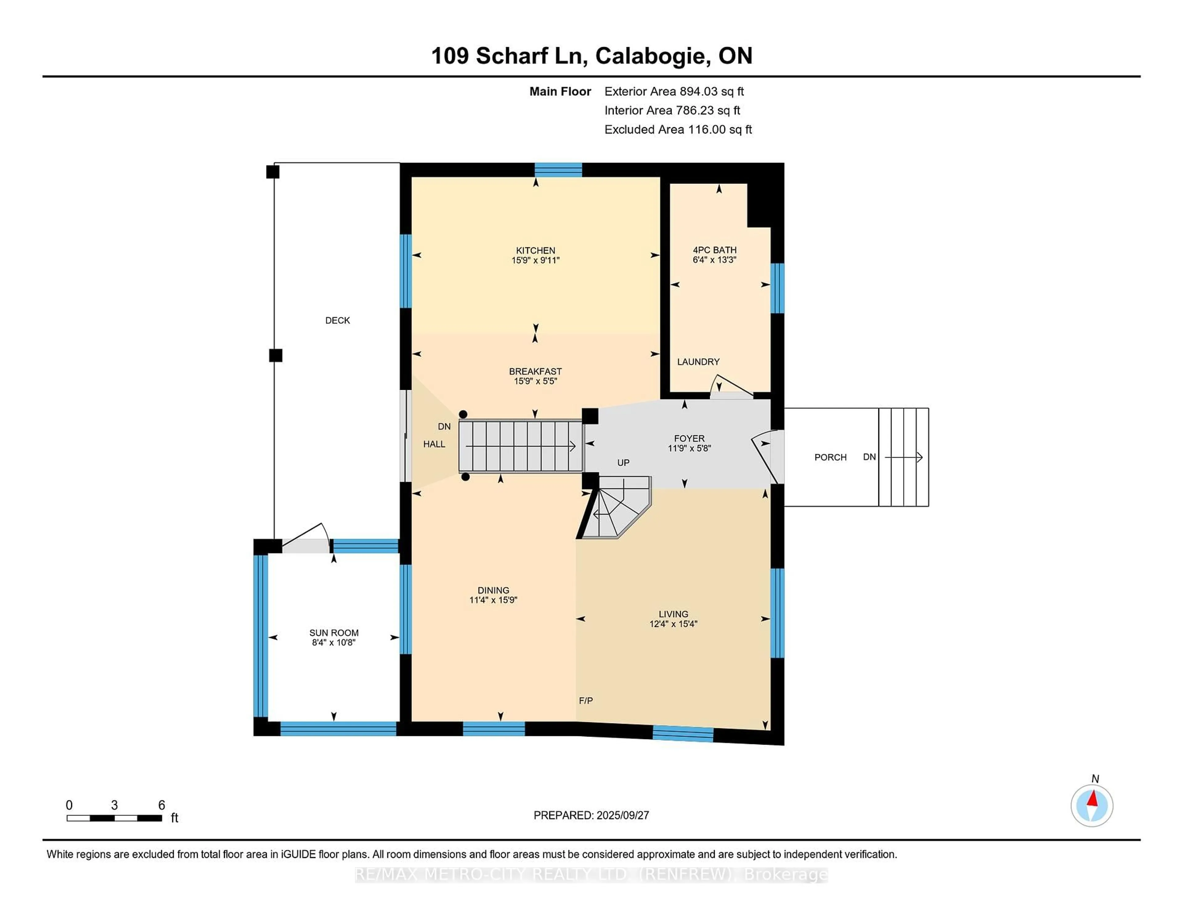 Floor plan for 109 Scharf Lane, Calabogie Ontario K0J 1H0