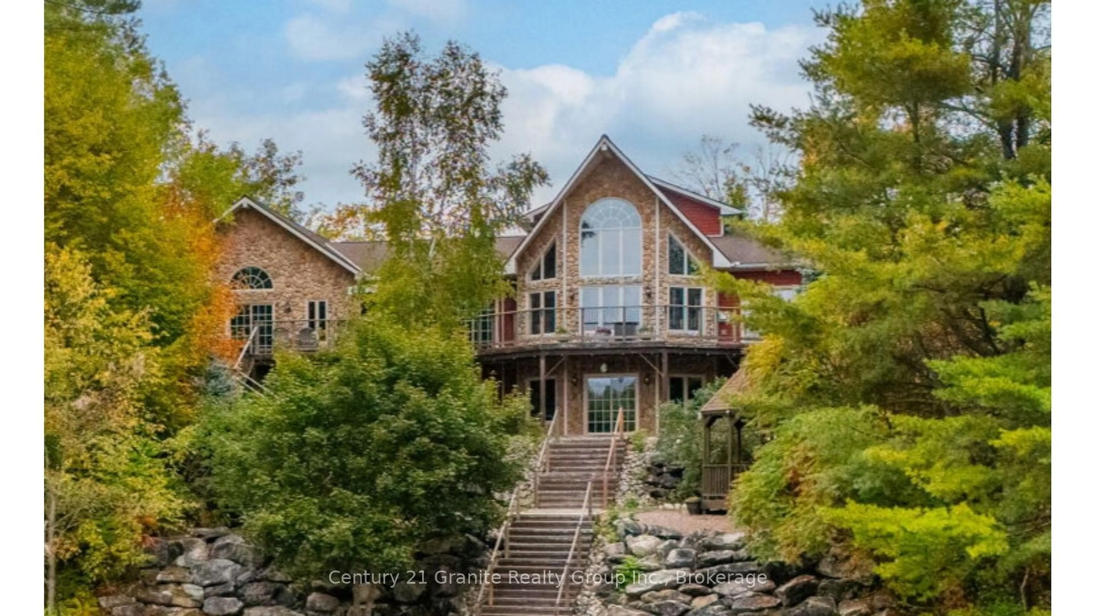 Home with brick exterior material, water/lake/river/ocean view for 1754 Horseshoe Lake Rd, Minden Hills Ontario K0M 2K0