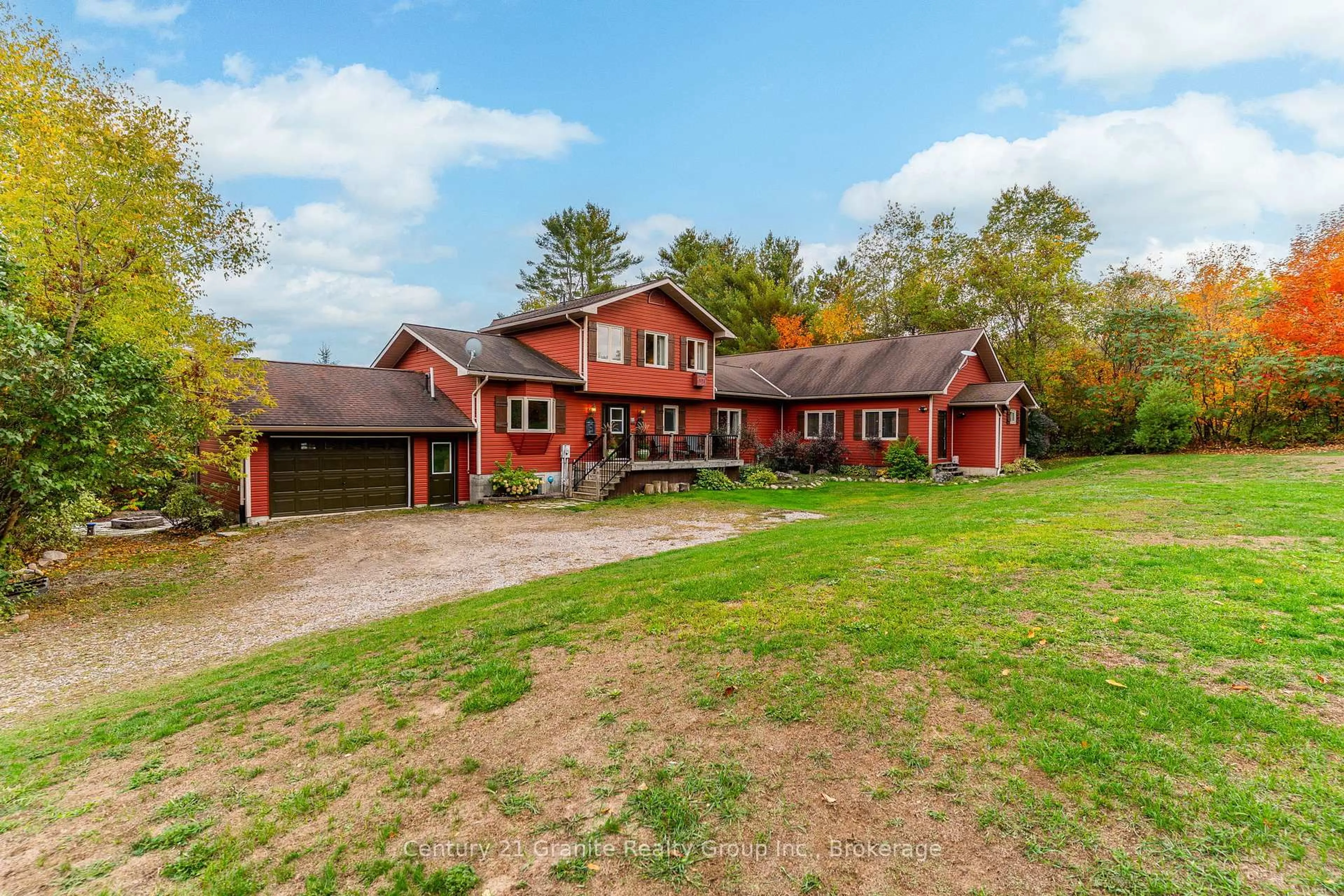 A pic from outside/outdoor area/front of a property/back of a property/a pic from drone, unknown for 1754 Horseshoe Lake Rd, Minden Hills Ontario K0M 2K0