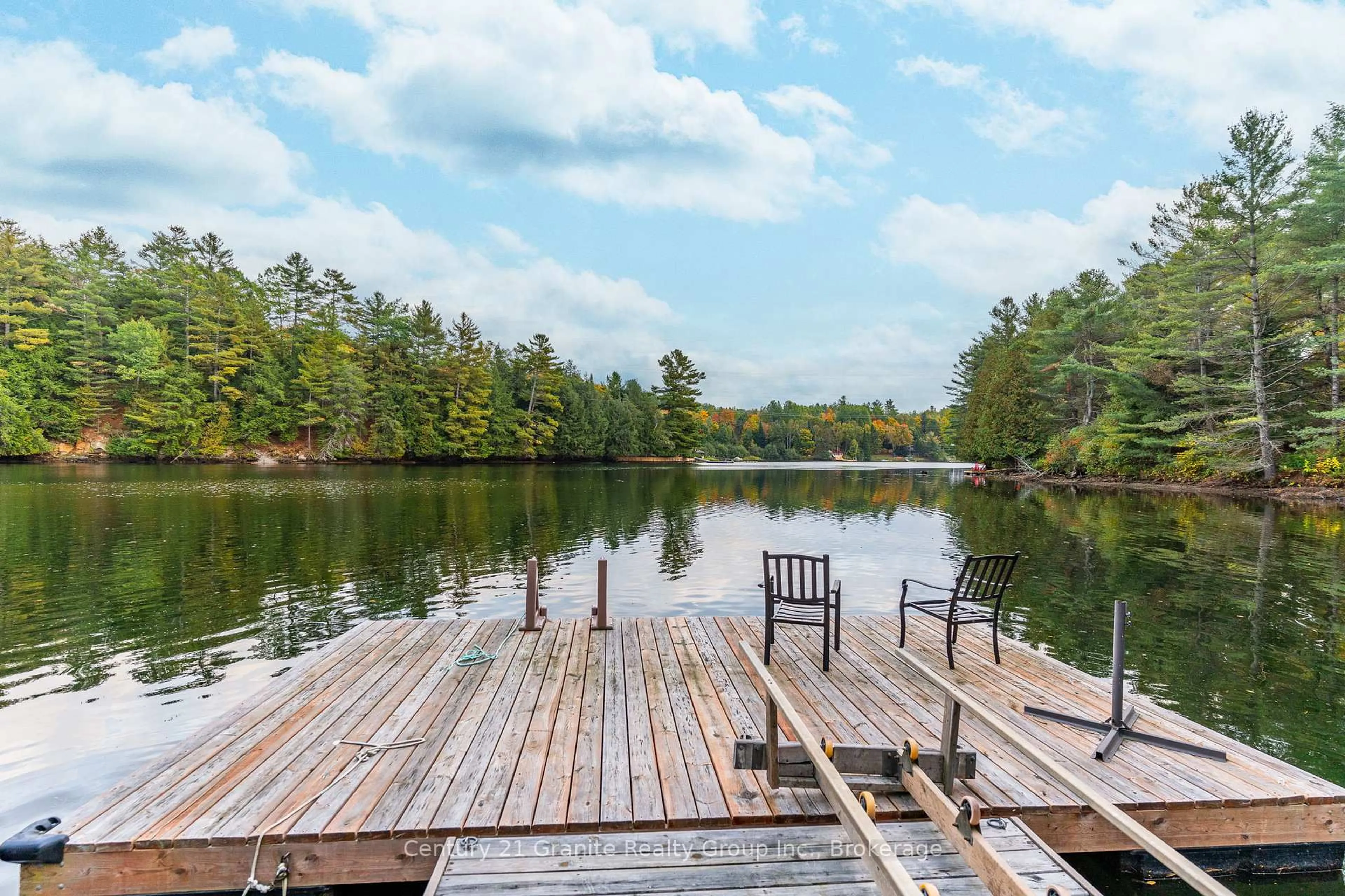 Patio, water/lake/river/ocean view for 1754 Horseshoe Lake Rd, Minden Hills Ontario K0M 2K0