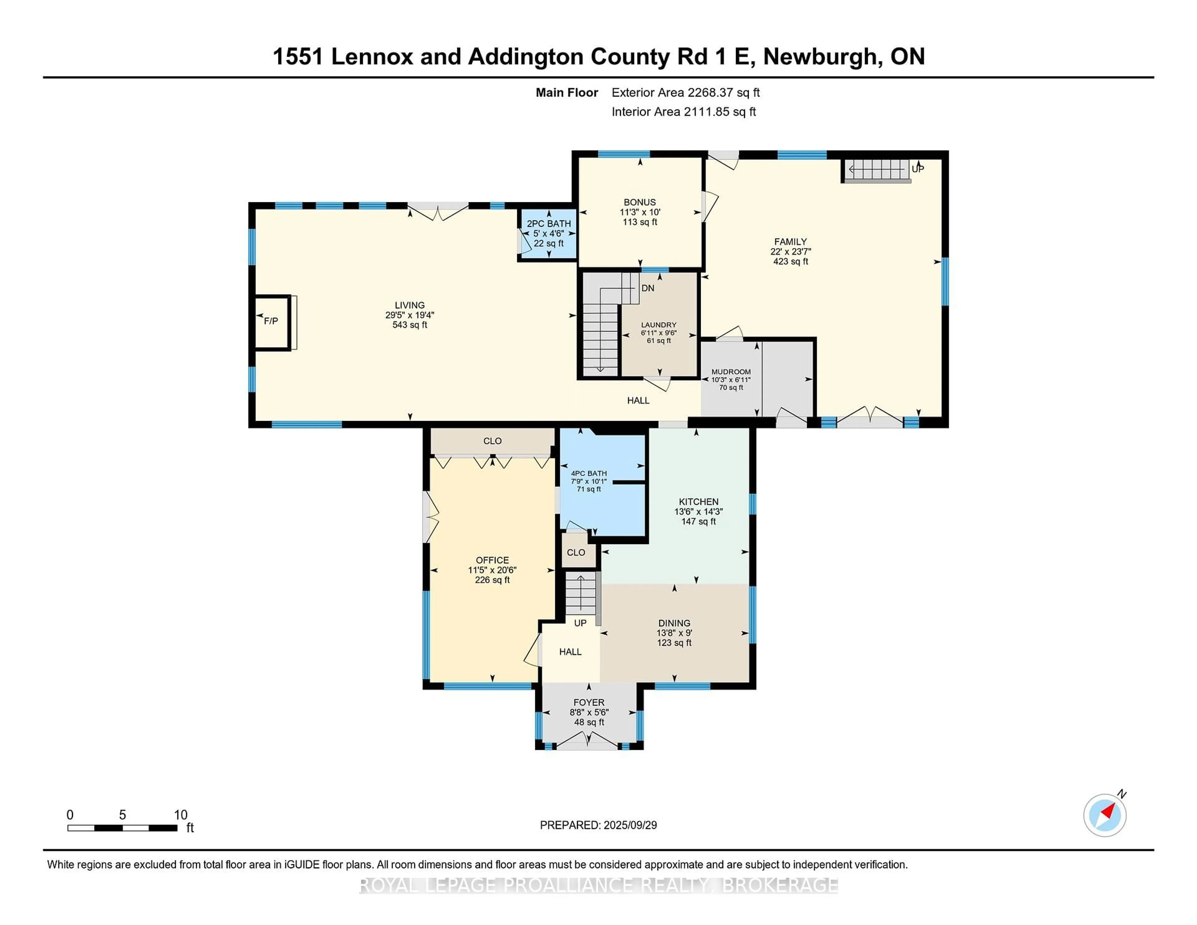 Floor plan for 1551 County Road 1, Plantagenet Ontario K7R 3L2