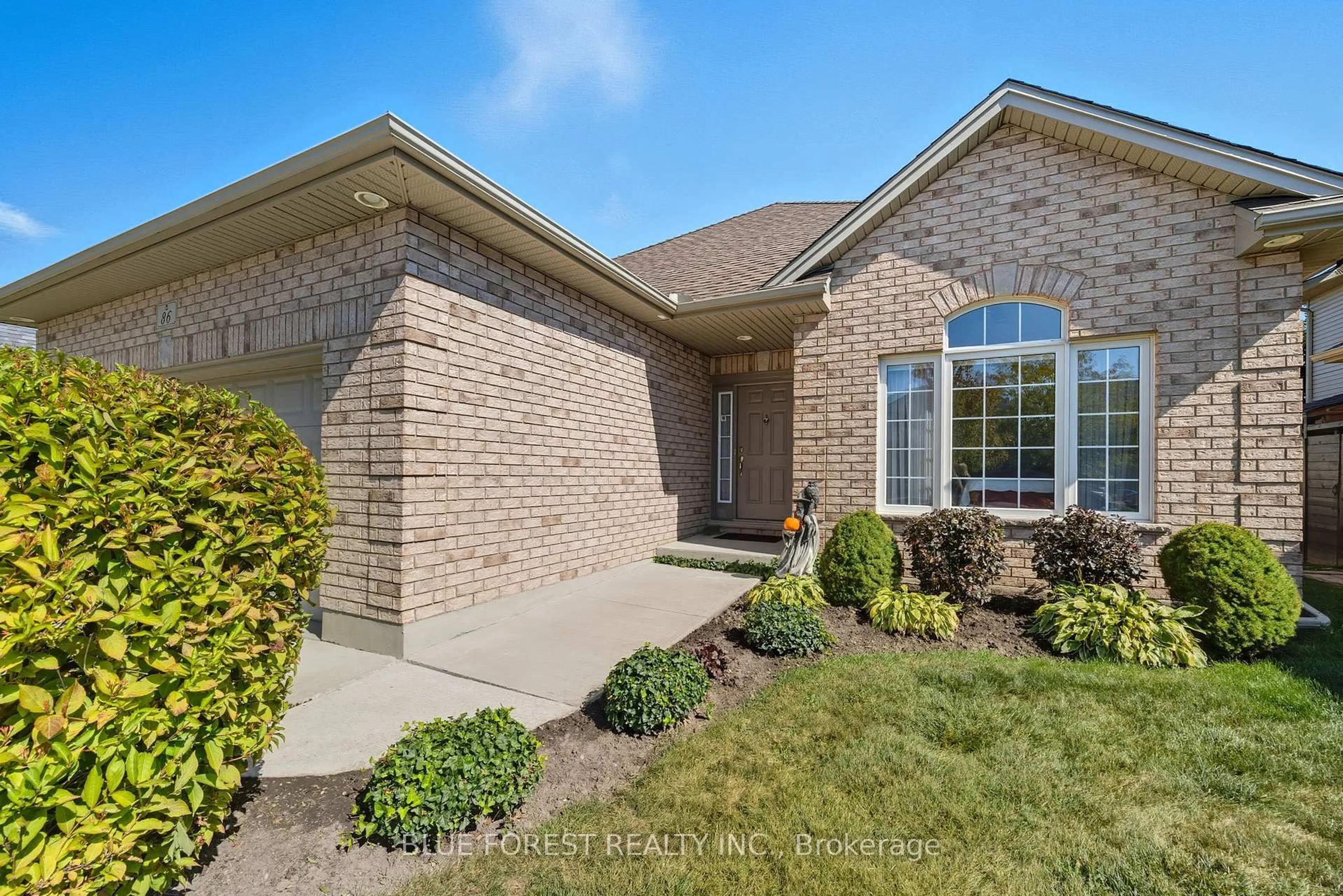 Home with brick exterior material, street for 86 Calvert Lane, Middlesex Centre Ontario N0M 2A0
