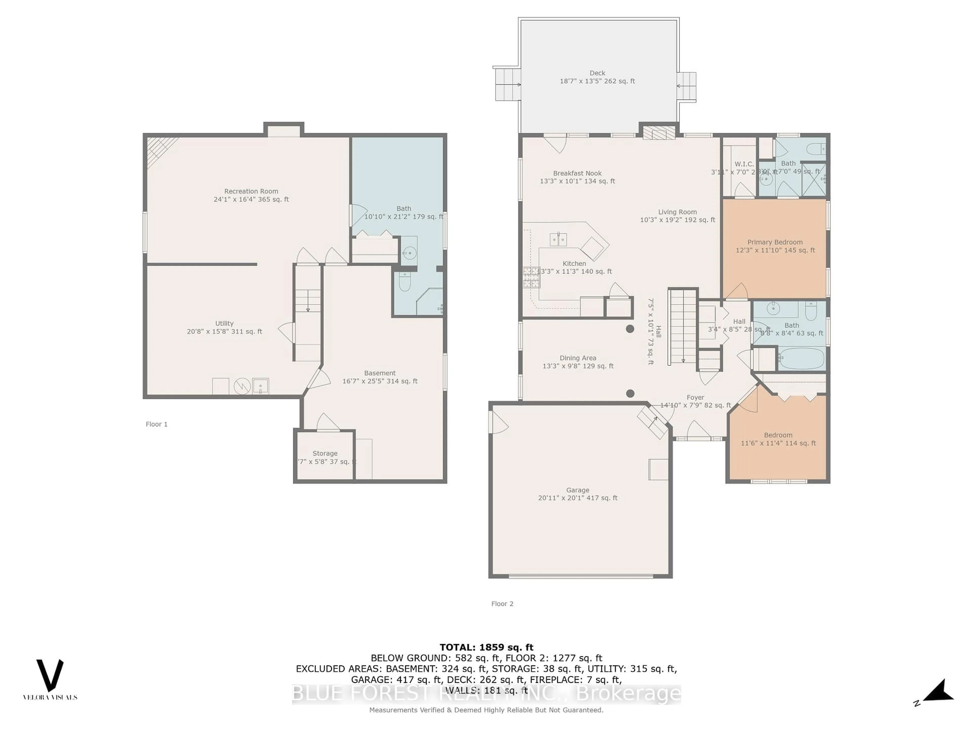 Floor plan for 86 Calvert Lane, Middlesex Centre Ontario N0M 2A0