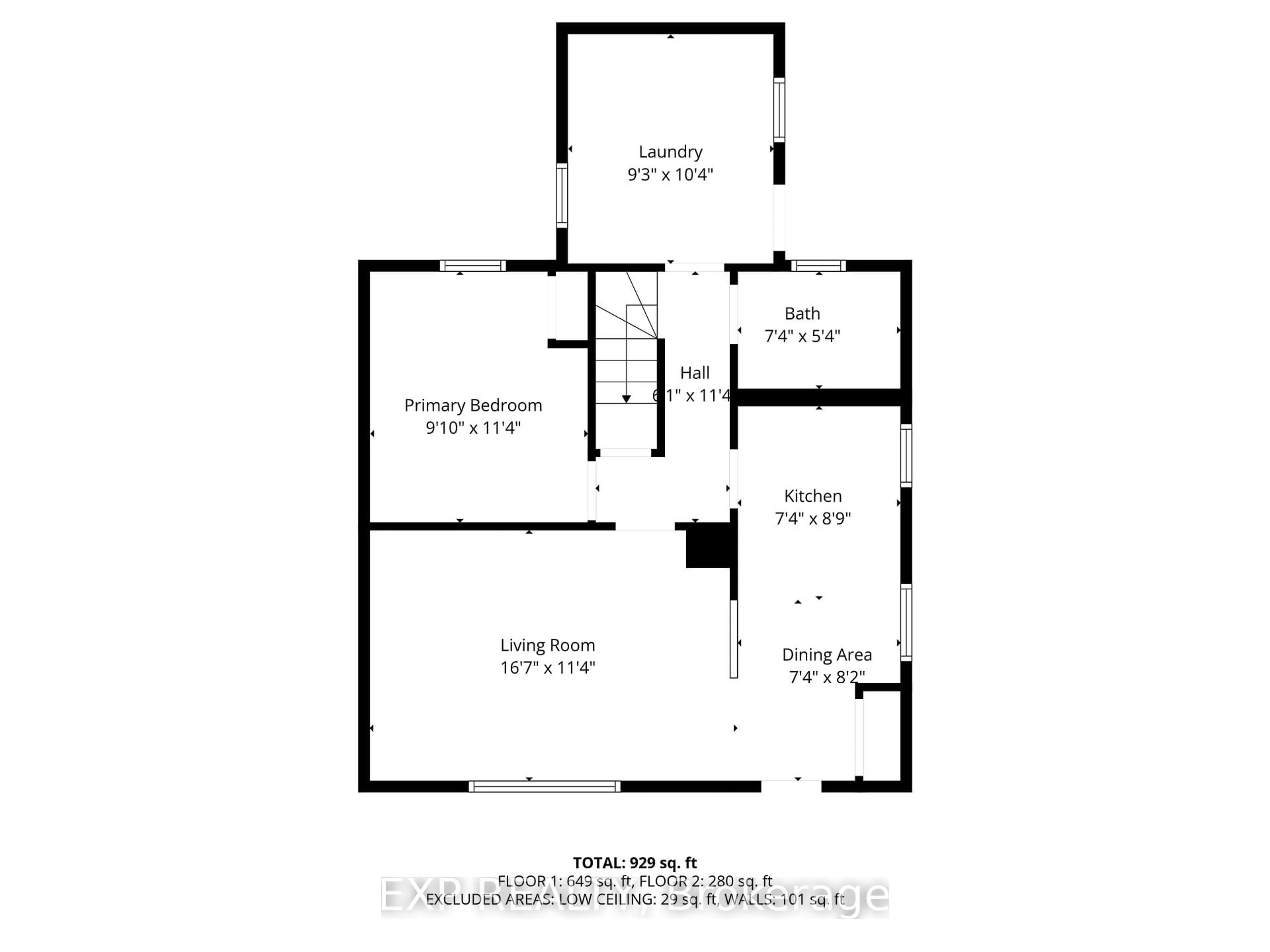Floor plan for 35 Glen Rd, Kitchener Ontario N2M 3E7