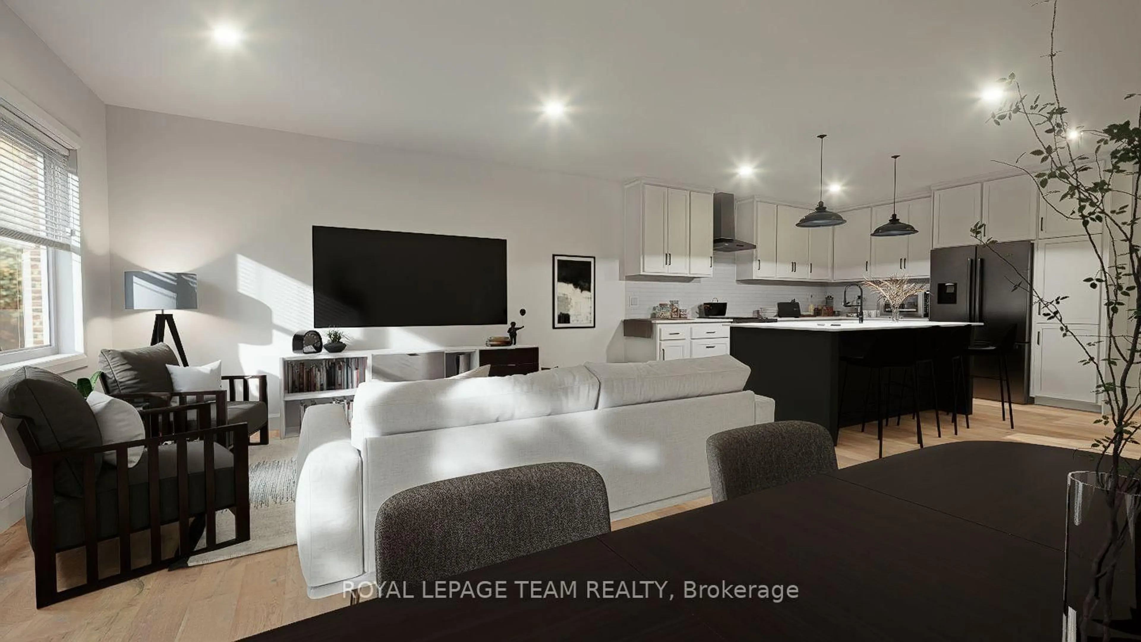 Open concept kitchen, wood/laminate floor for 714 TAILSLIDE Private, Carp Ontario K0A 1L0