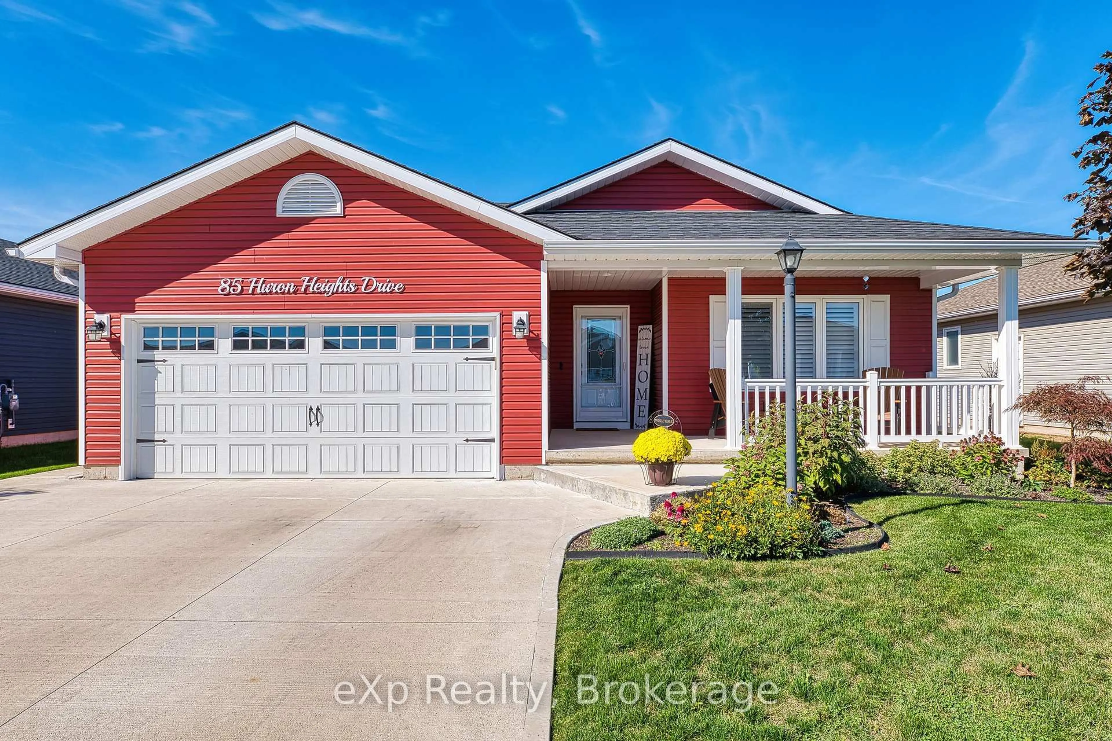 Home with vinyl exterior material, street for 85 Huron Heights Dr, Ashfield-Colborne-Wawanosh Ontario N7A 0C1