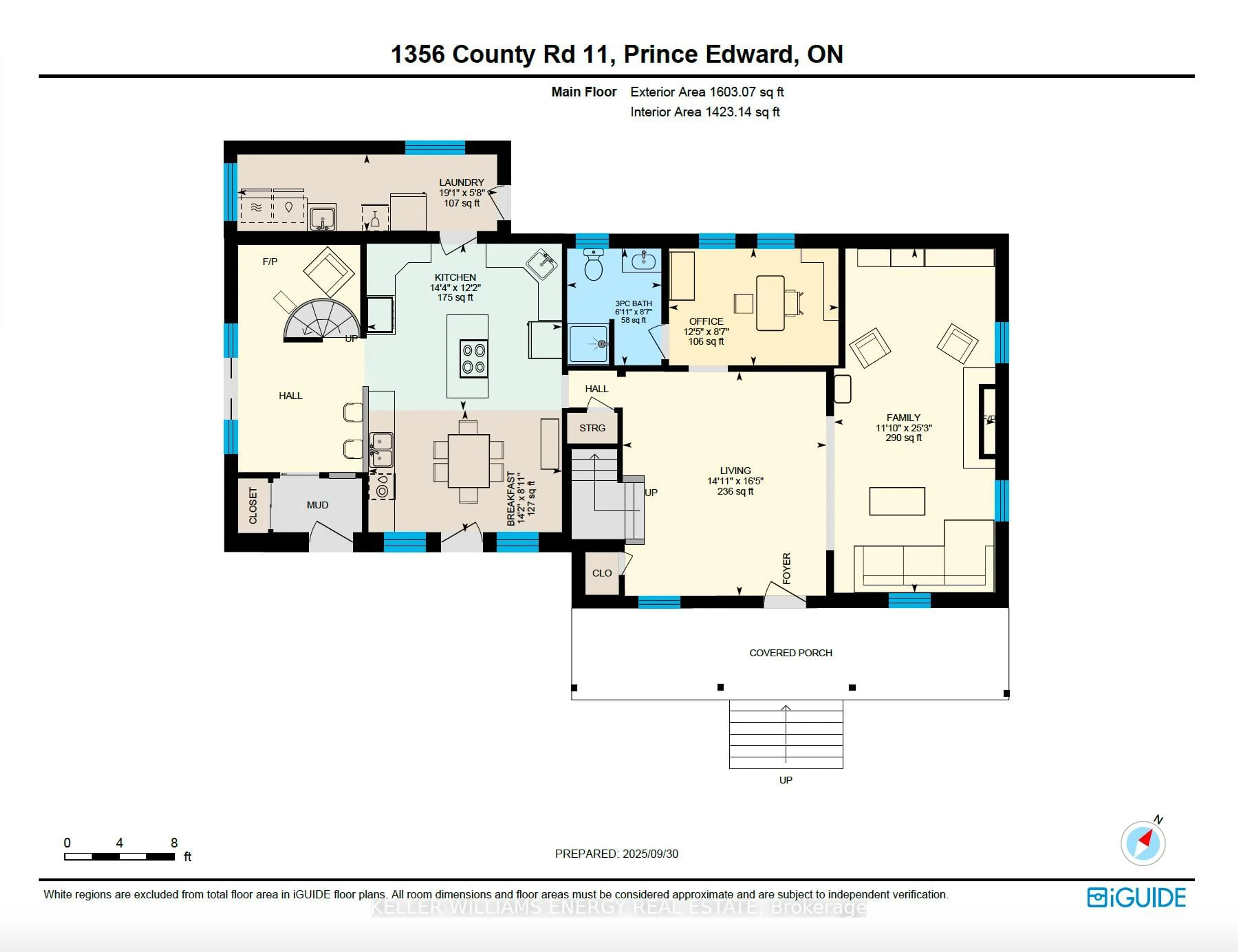 Floor plan for 1356 County Road 11, Prince Edward County Ontario K0K 2T0