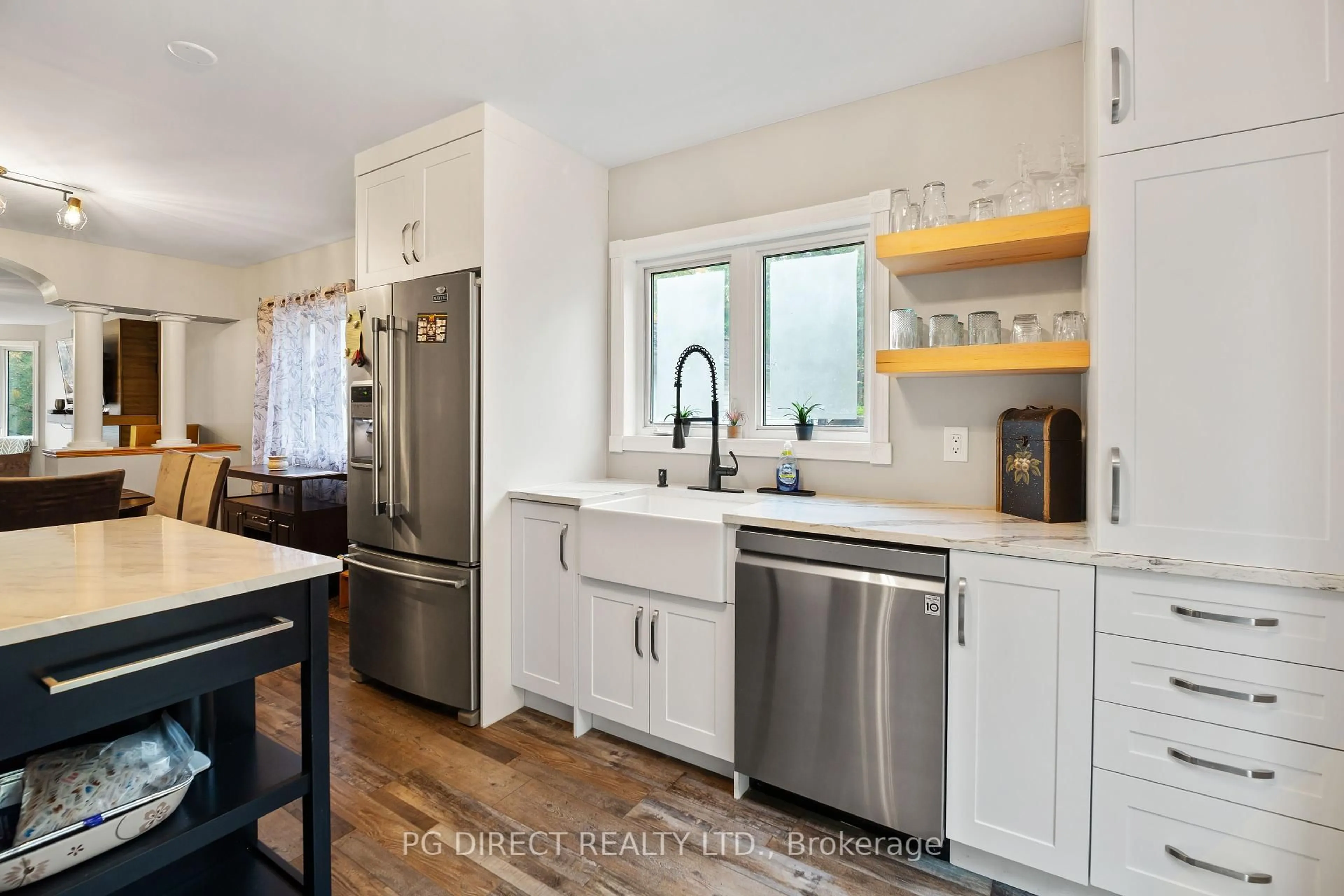 Open concept kitchen, unknown for 1294 Airport Rd, North Bay Ontario P1B 8G2