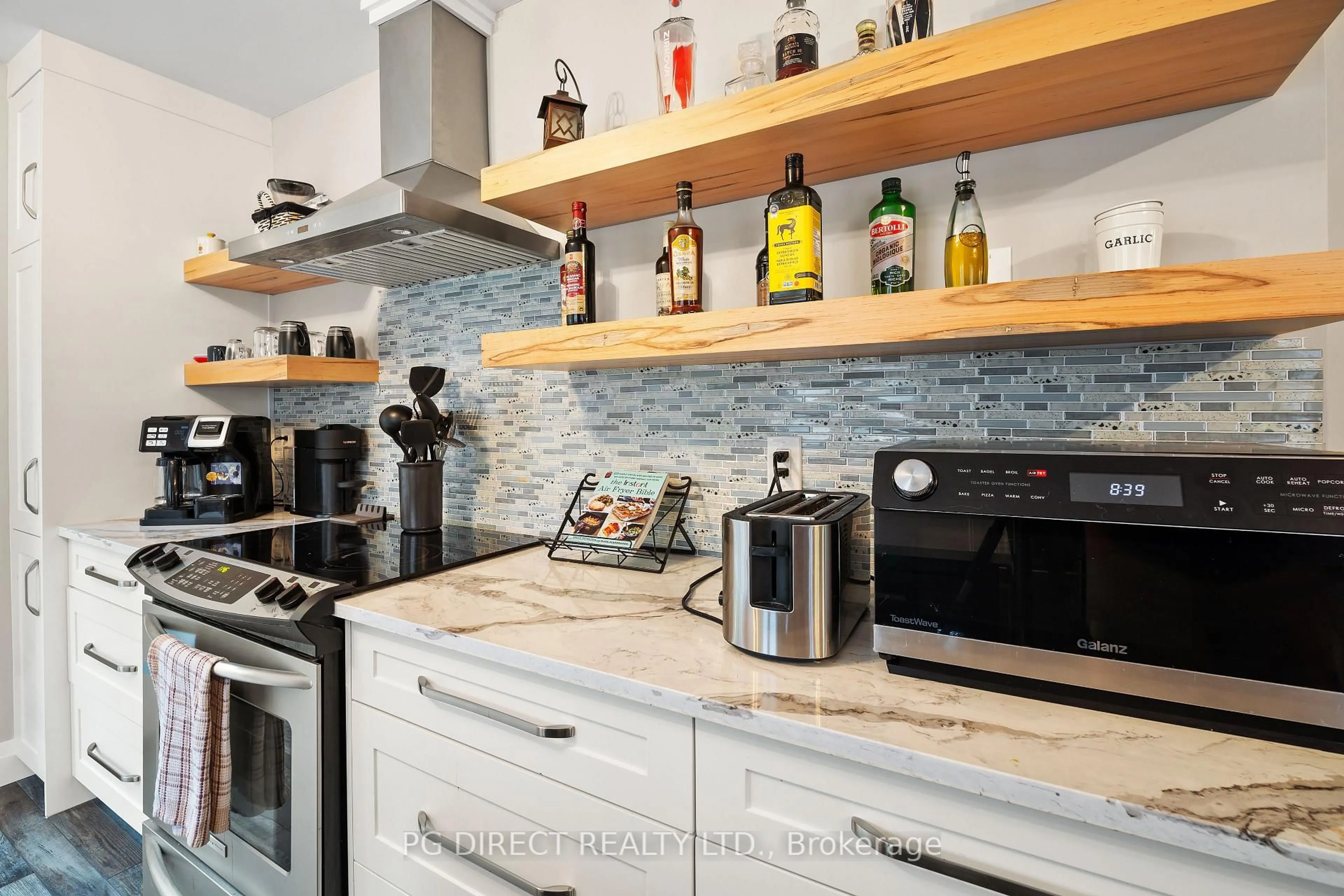 Contemporary kitchen, ceramic/tile floor for 1294 Airport Rd, North Bay Ontario P1B 8G2