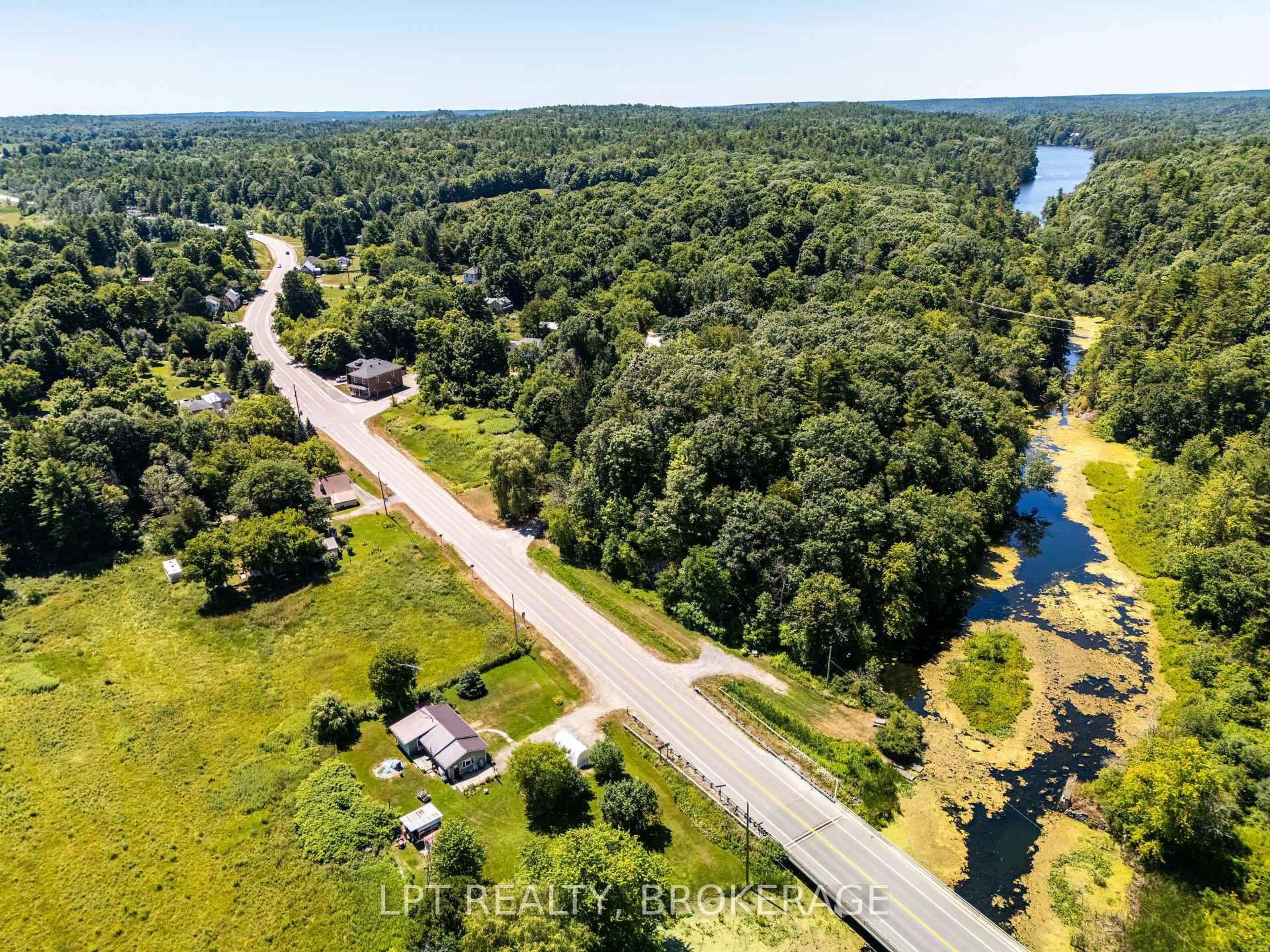 A pic from outside/outdoor area/front of a property/back of a property/a pic from drone, water/lake/river/ocean view for 743 Highway 15, Rr#2 Highway, Rideau Lakes Ontario K0E 1N0