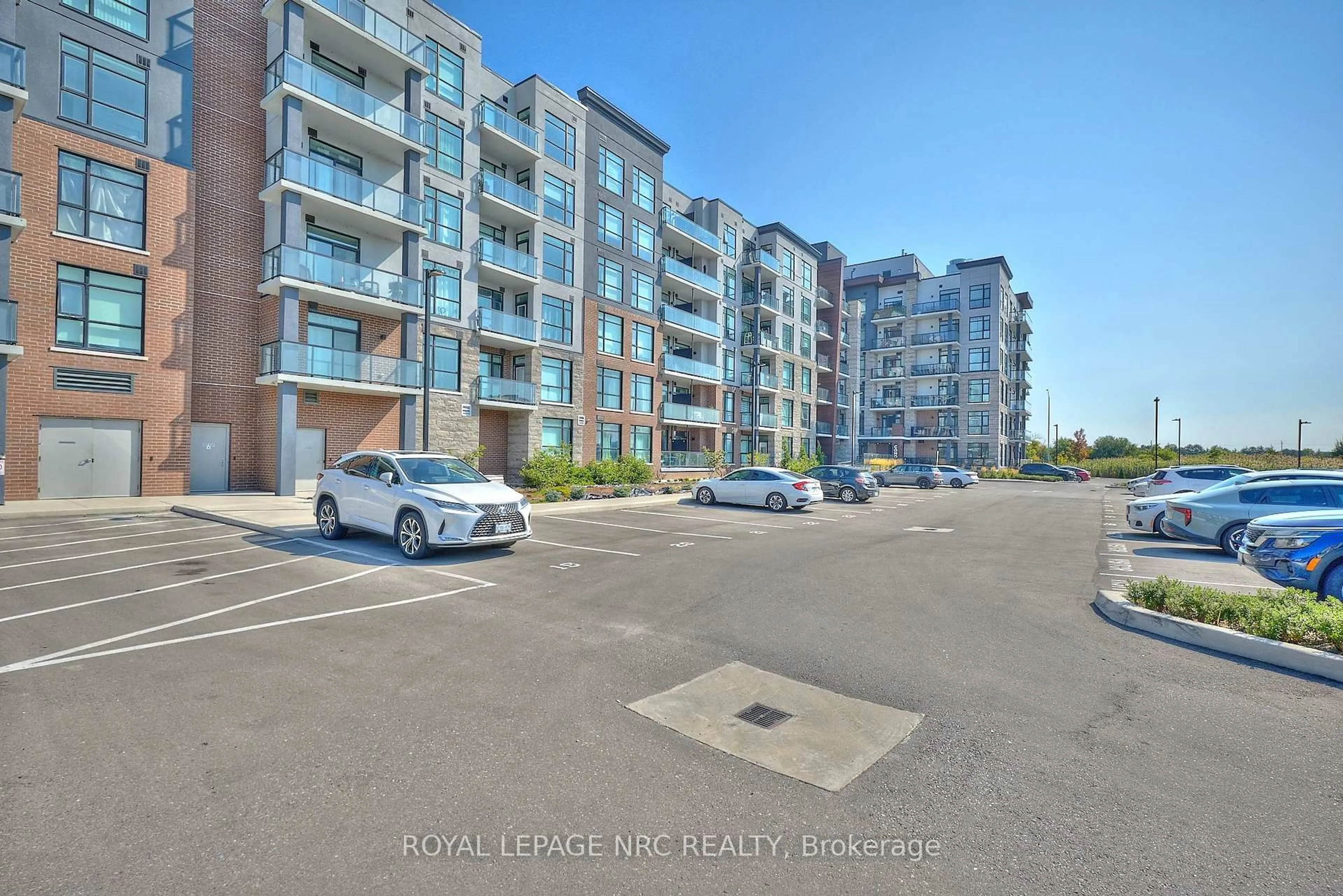 A pic from outside/outdoor area/front of a property/back of a property/a pic from drone, street for 600 North Service Rd #221, Hamilton Ontario L8E 0L2