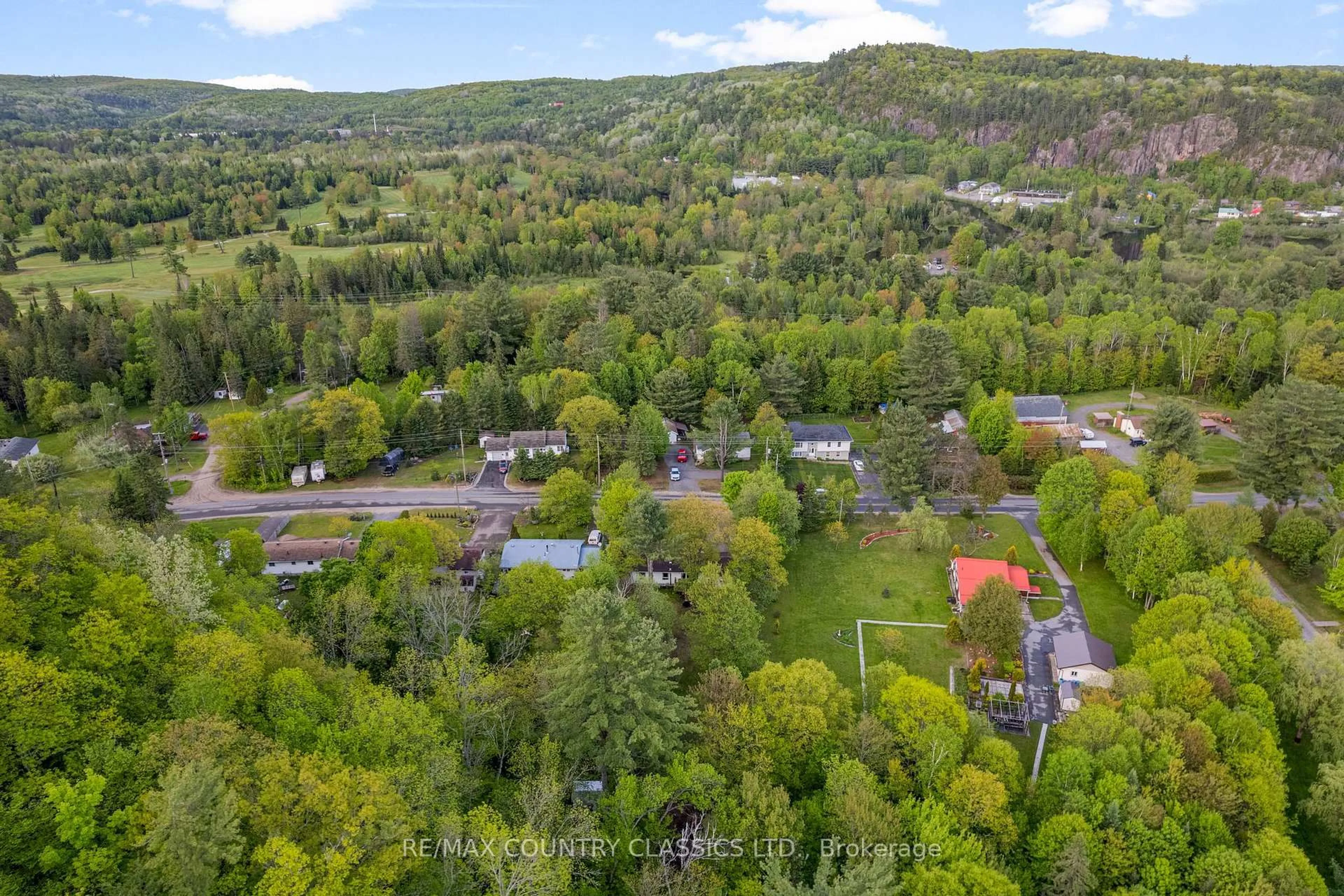 A pic from outside/outdoor area/front of a property/back of a property/a pic from drone, forest/trees view for 351 Chemaushgon Rd, Bancroft Ontario K0L 1C0