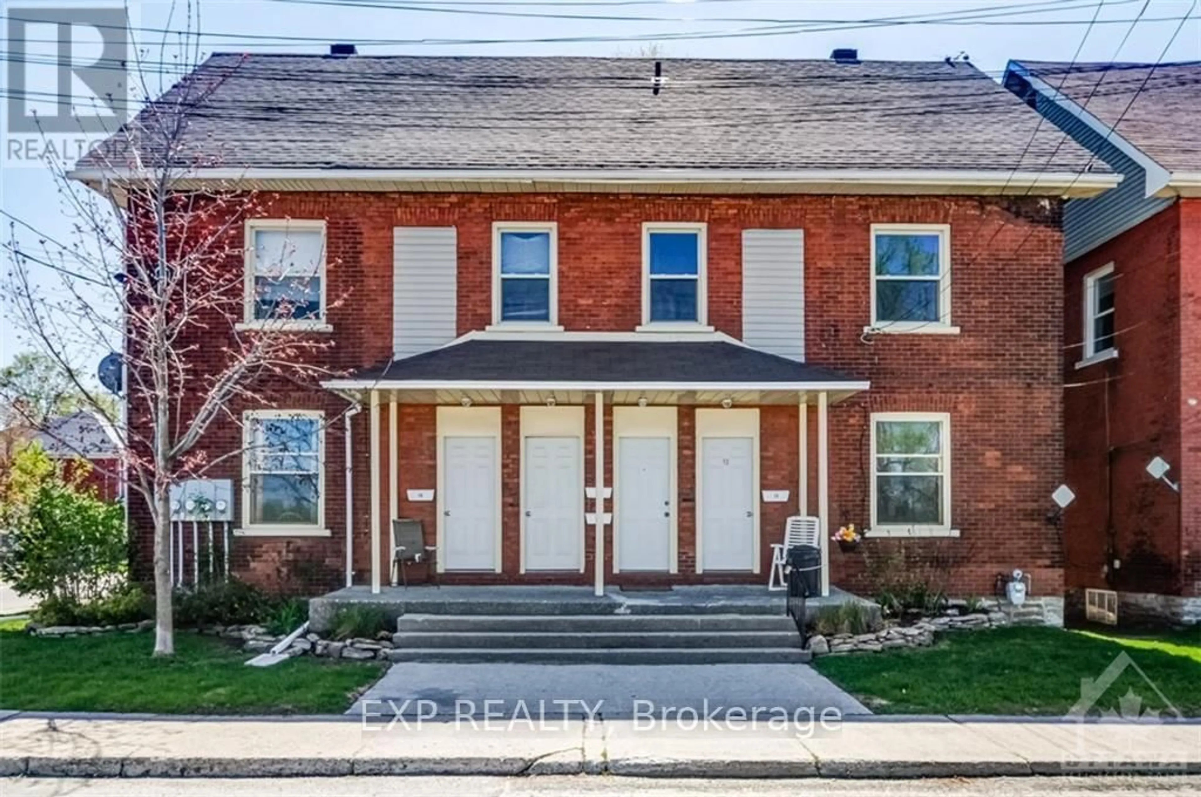 Home with brick exterior material, street for 70-72 Victoria Ave, Smiths Falls Ontario K7A 2P5