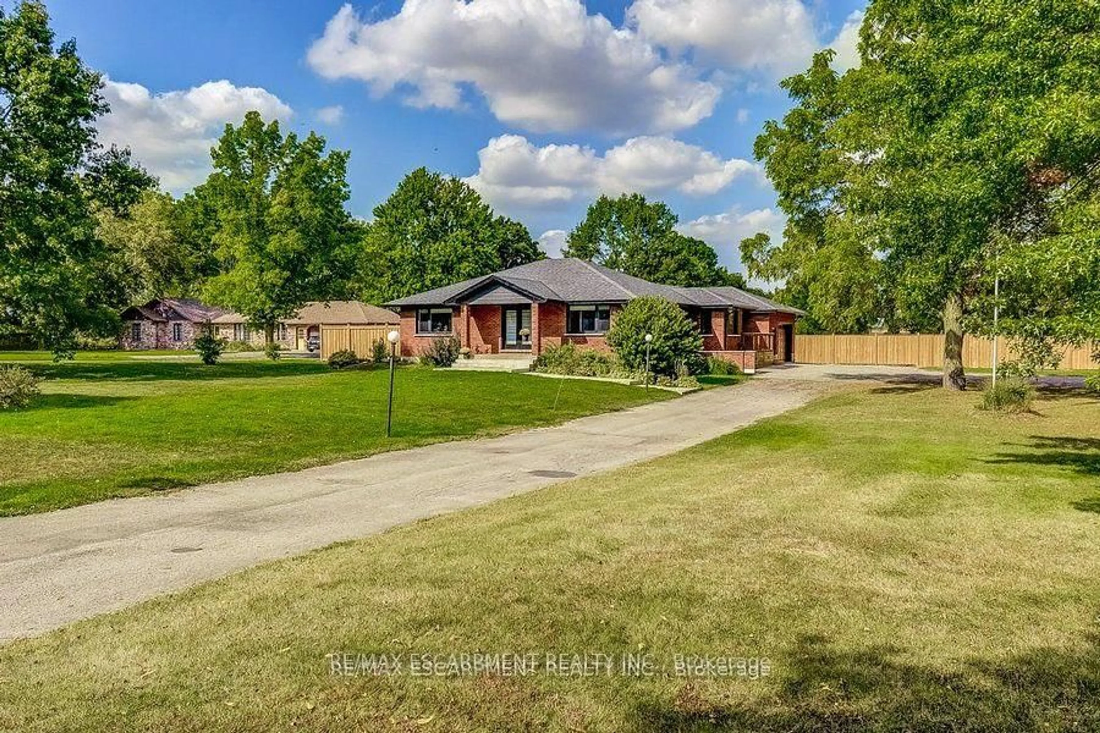 A pic from outside/outdoor area/front of a property/back of a property/a pic from drone, street for 542 Paris Rd, Brant Ontario N3L 3E1