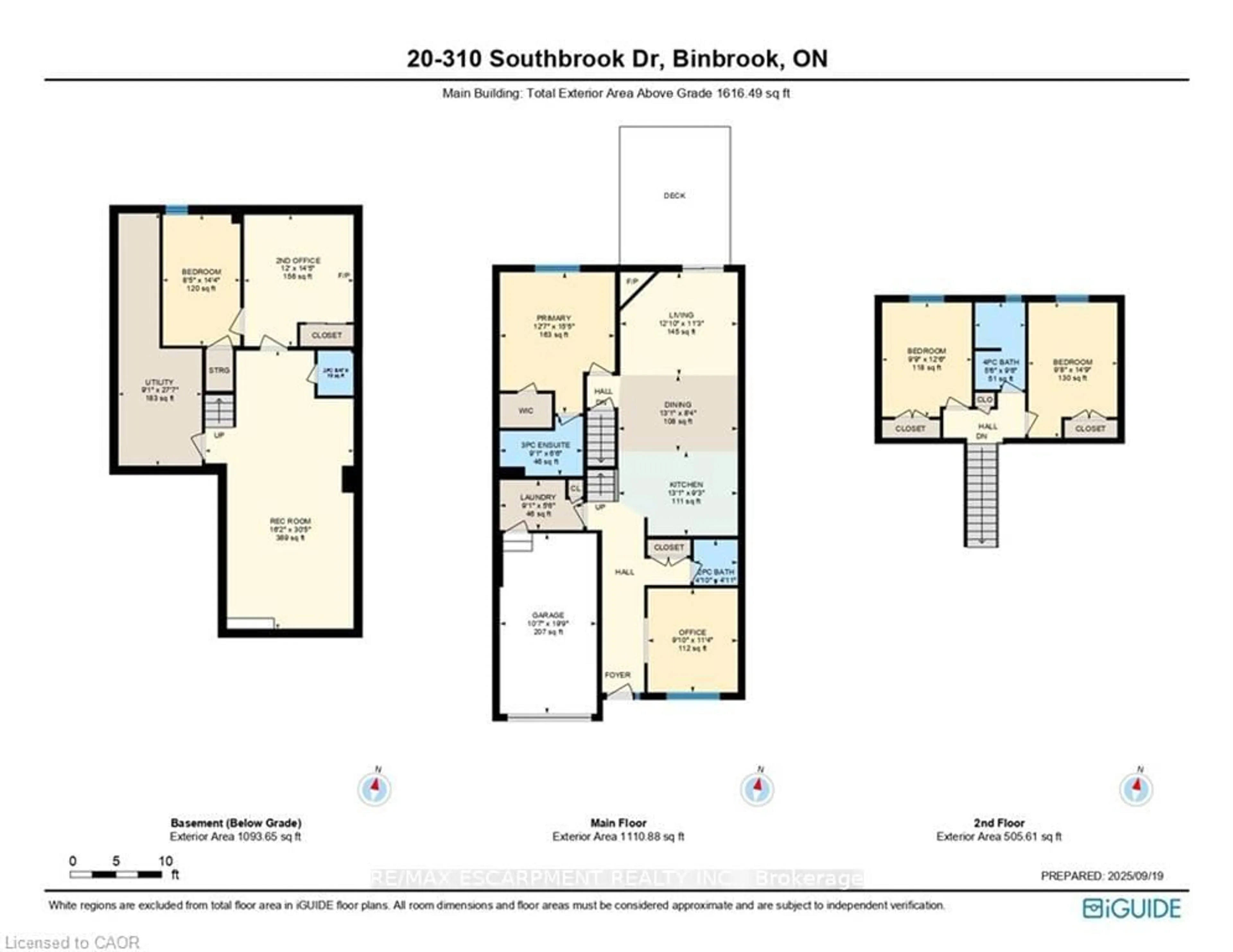 Floor plan for 310 Southbrook Dr #20, Hamilton Ontario L0R 1C0