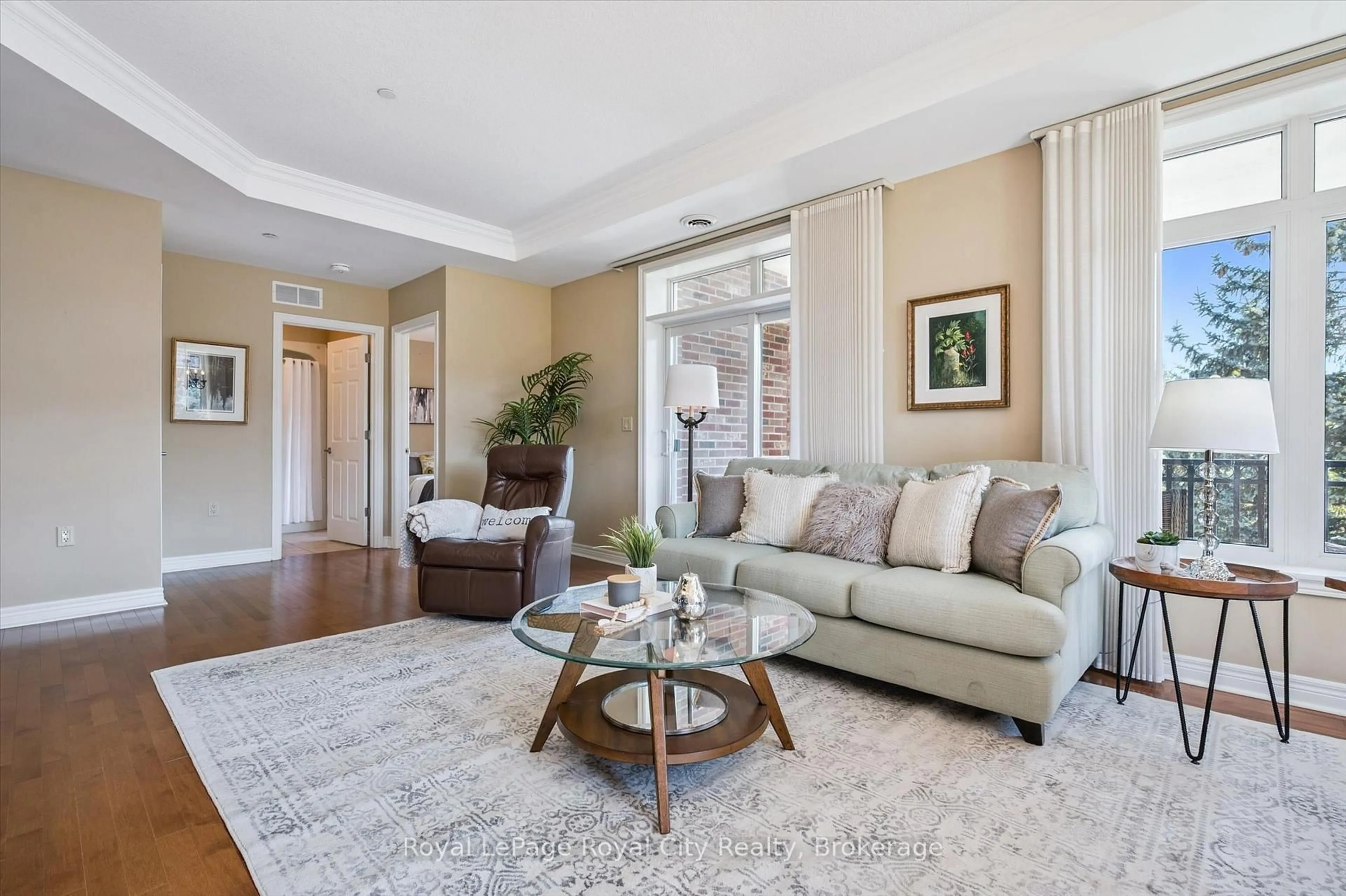Living room with furniture, unknown for 71 Bayberry Dr #D205, Guelph Ontario N1G 5K9