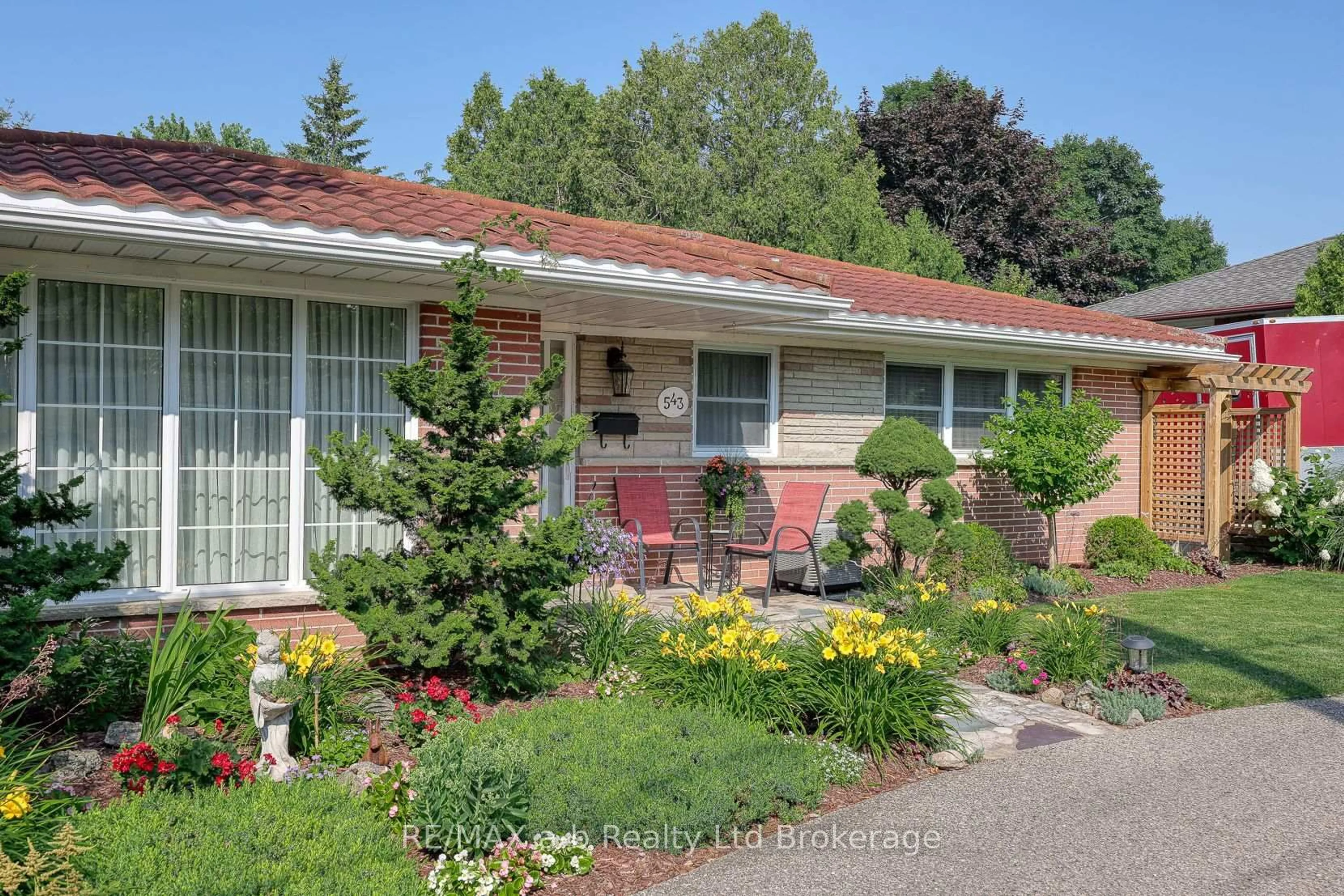 Home with brick exterior material, street for 543 Highland Dr, Woodstock Ontario N4S 5X1